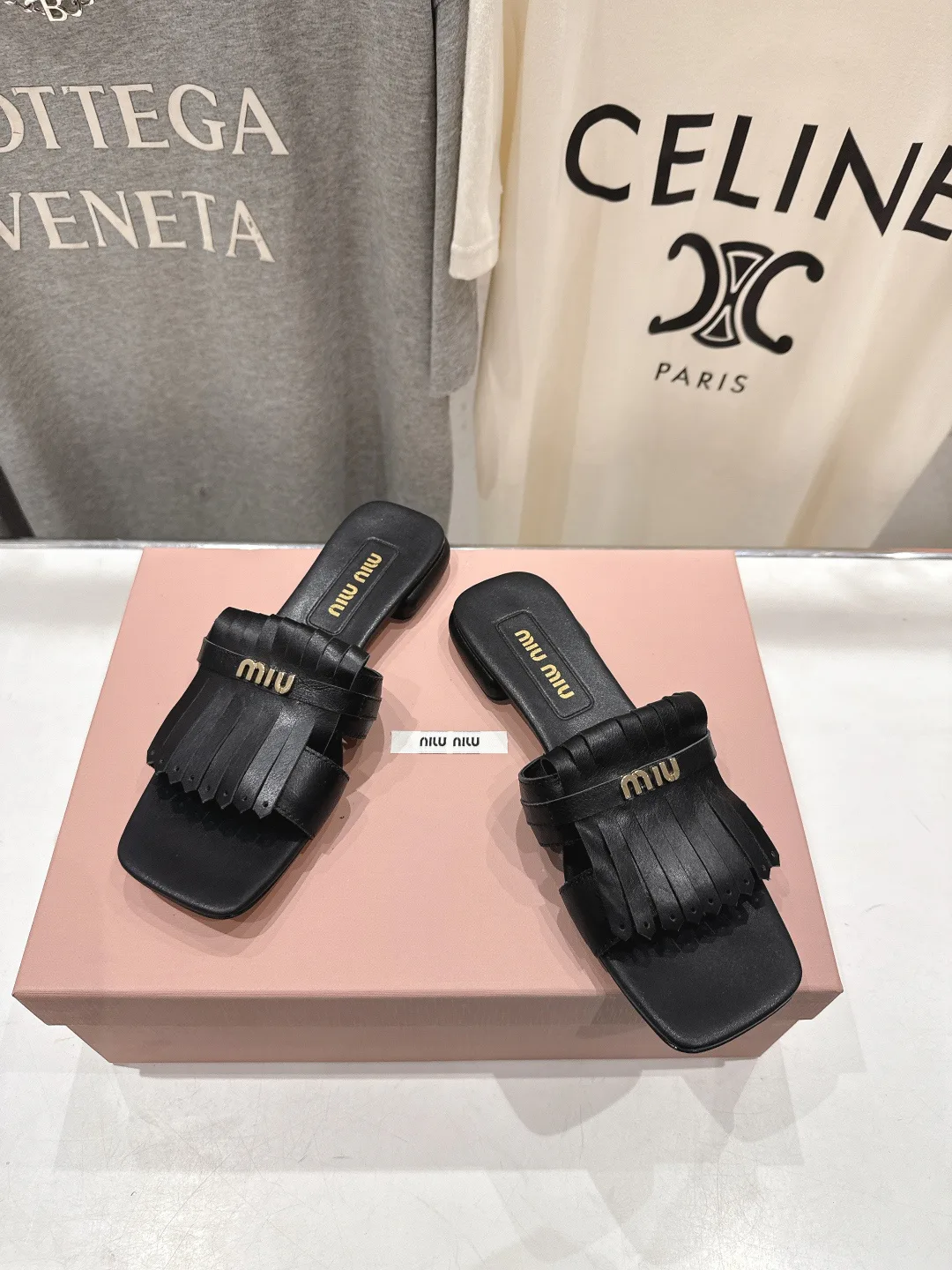 Шлепанцы Женские Miu Miu 1842307