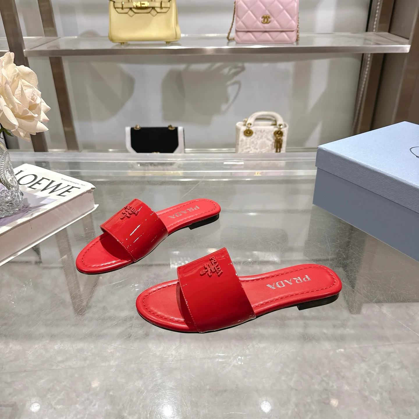 Шлепанцы Женские Prada 490967