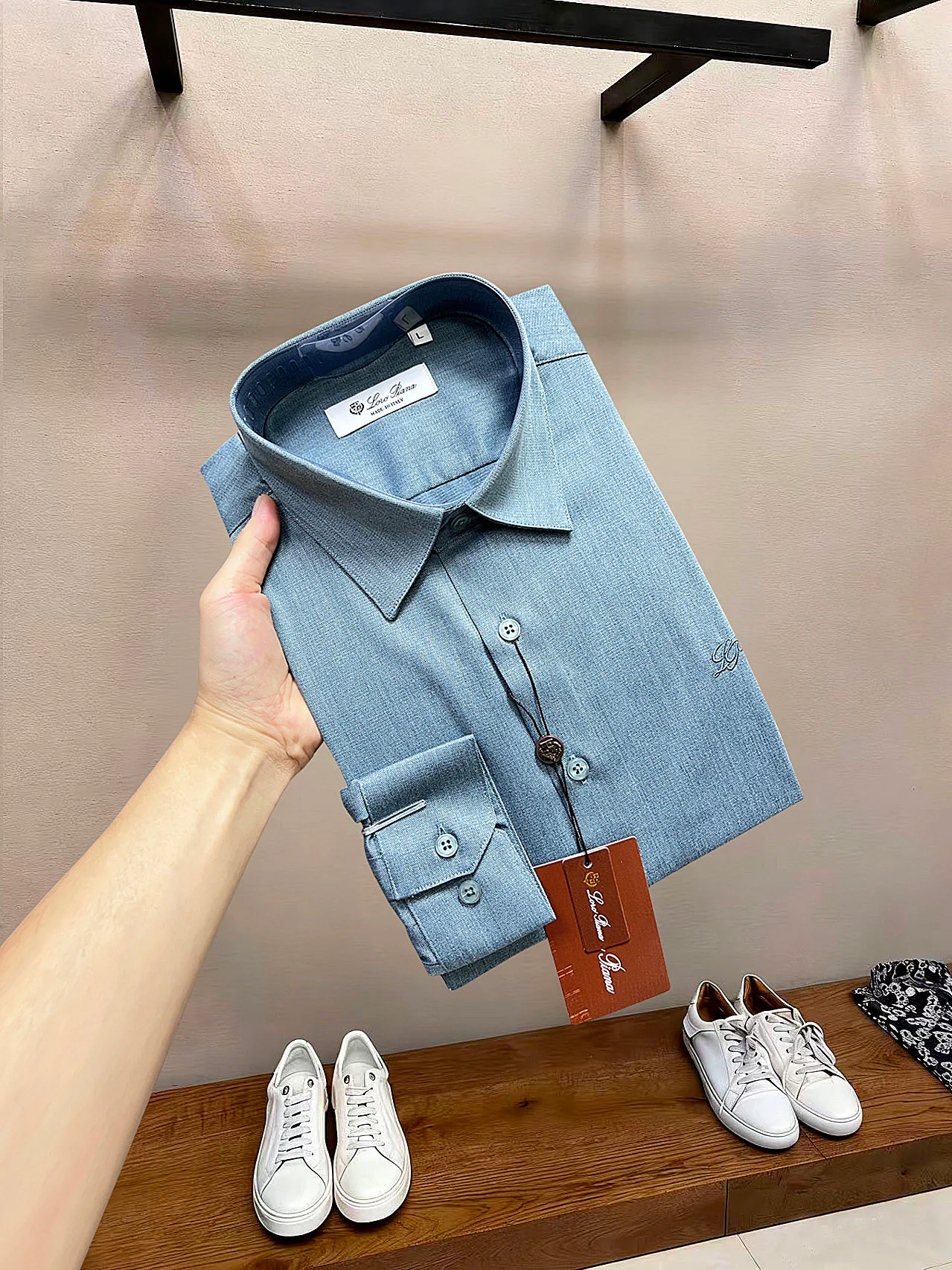 Рубашки Мужские Loro Piana 18097935