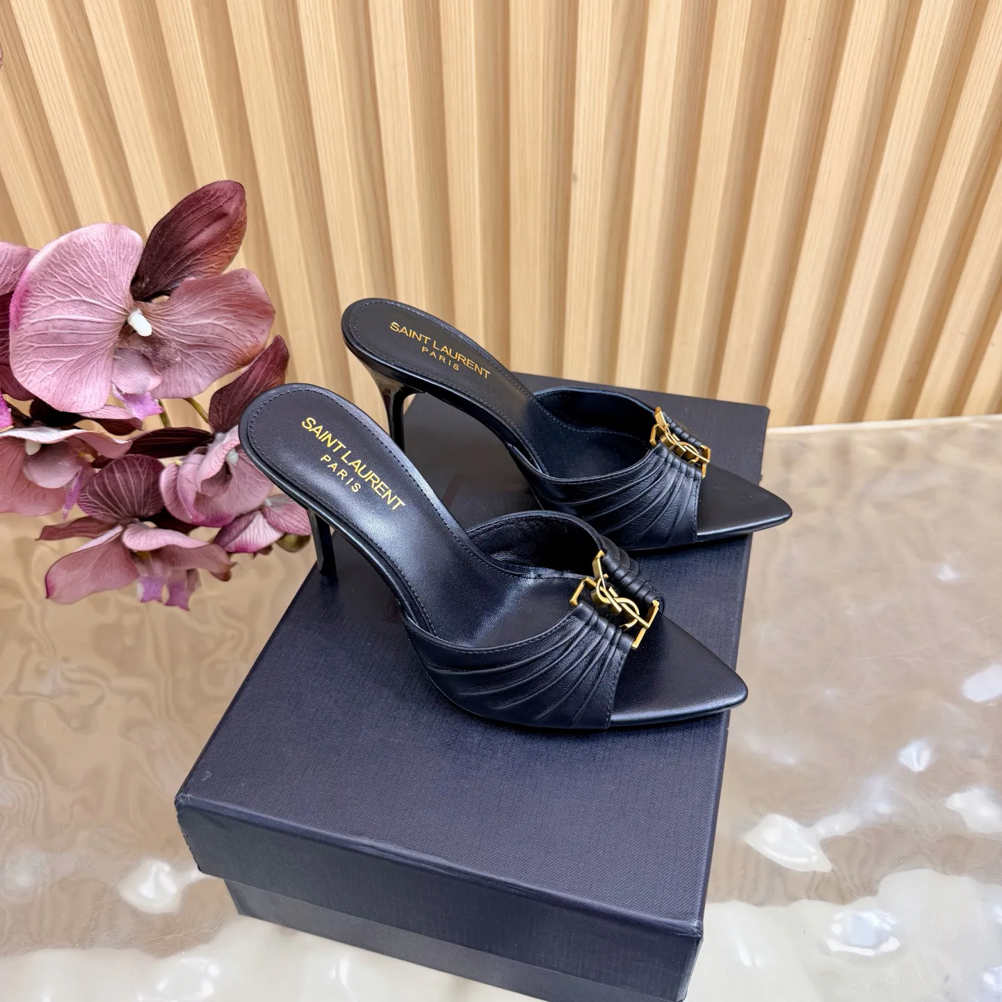 Босоножки Женские Saint Laurent 11705811
