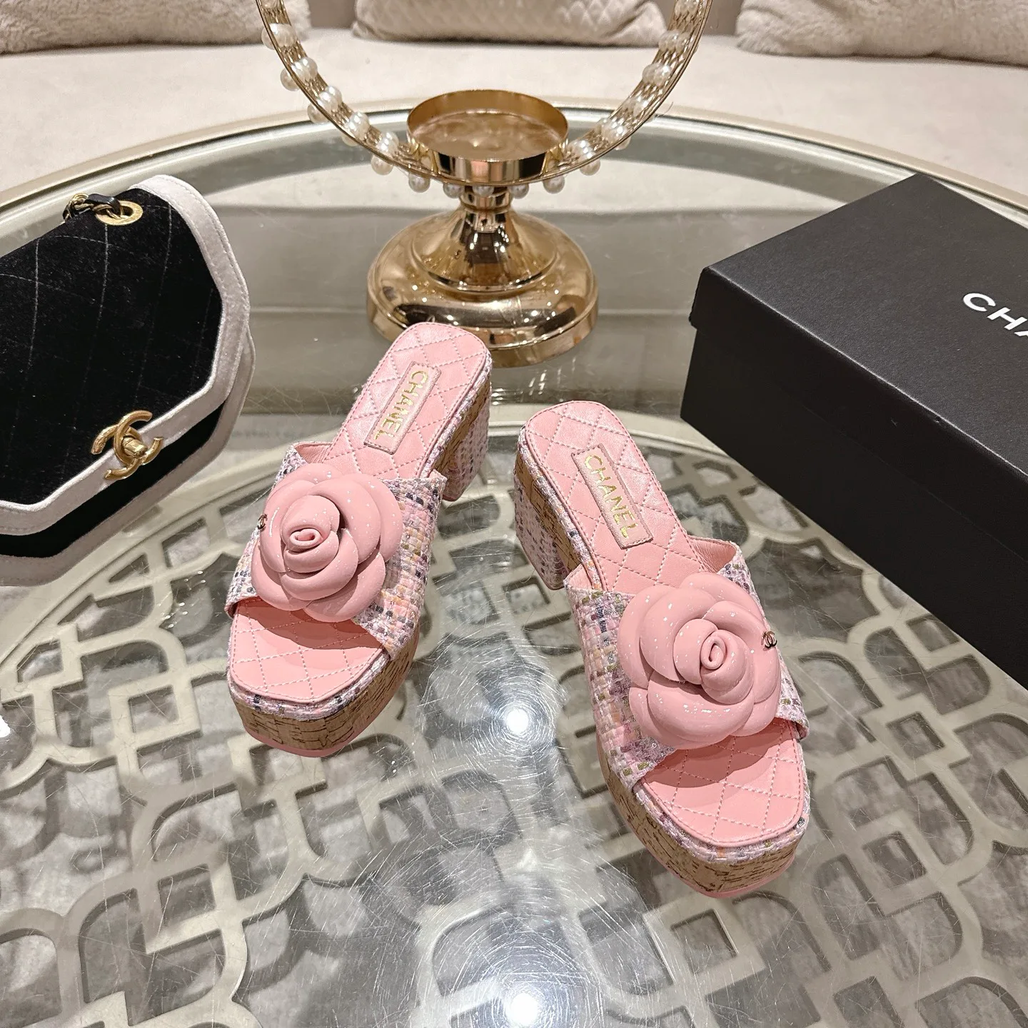 Босоножки Женские Chanel 1529104