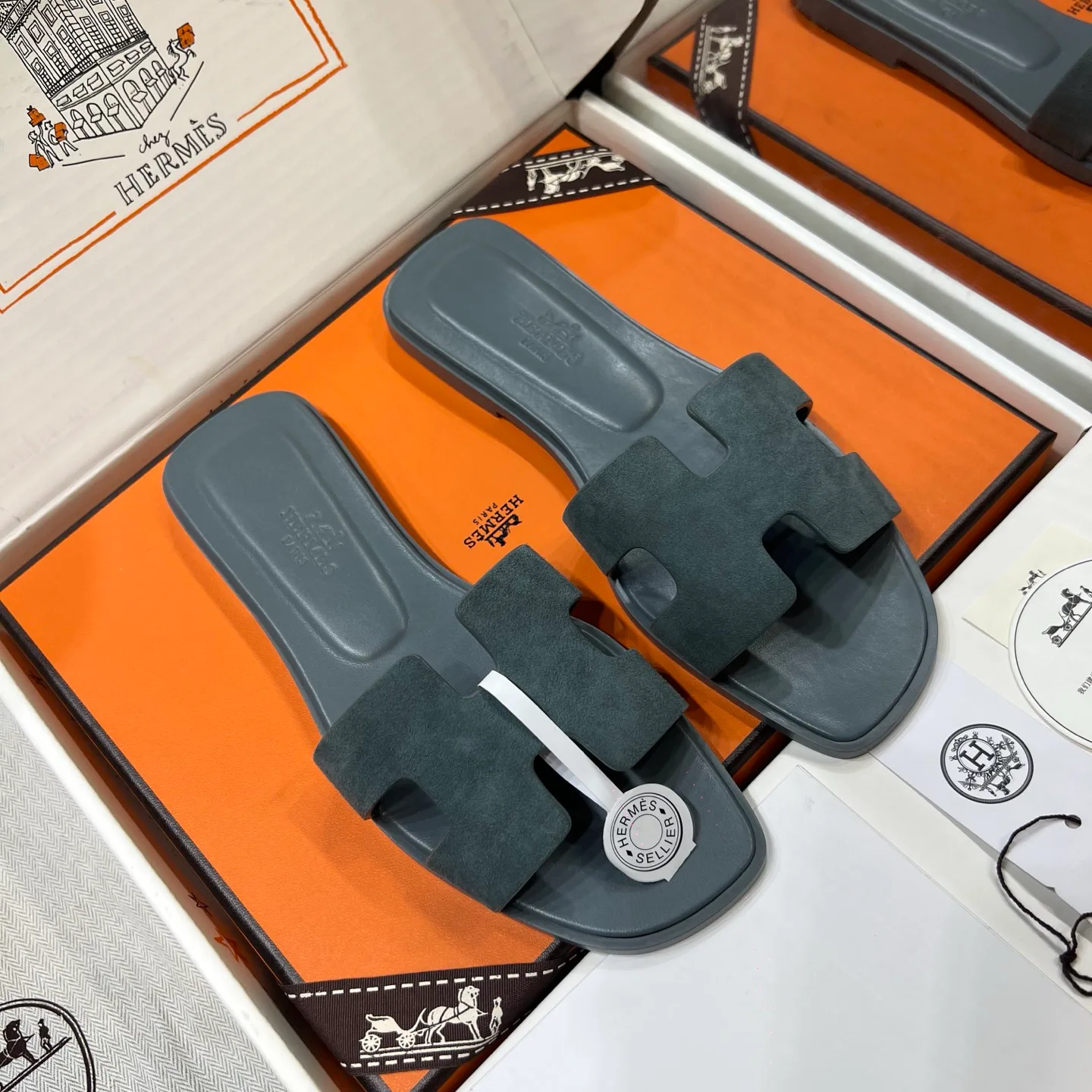 Шлепанцы Женские Hermes 5156690