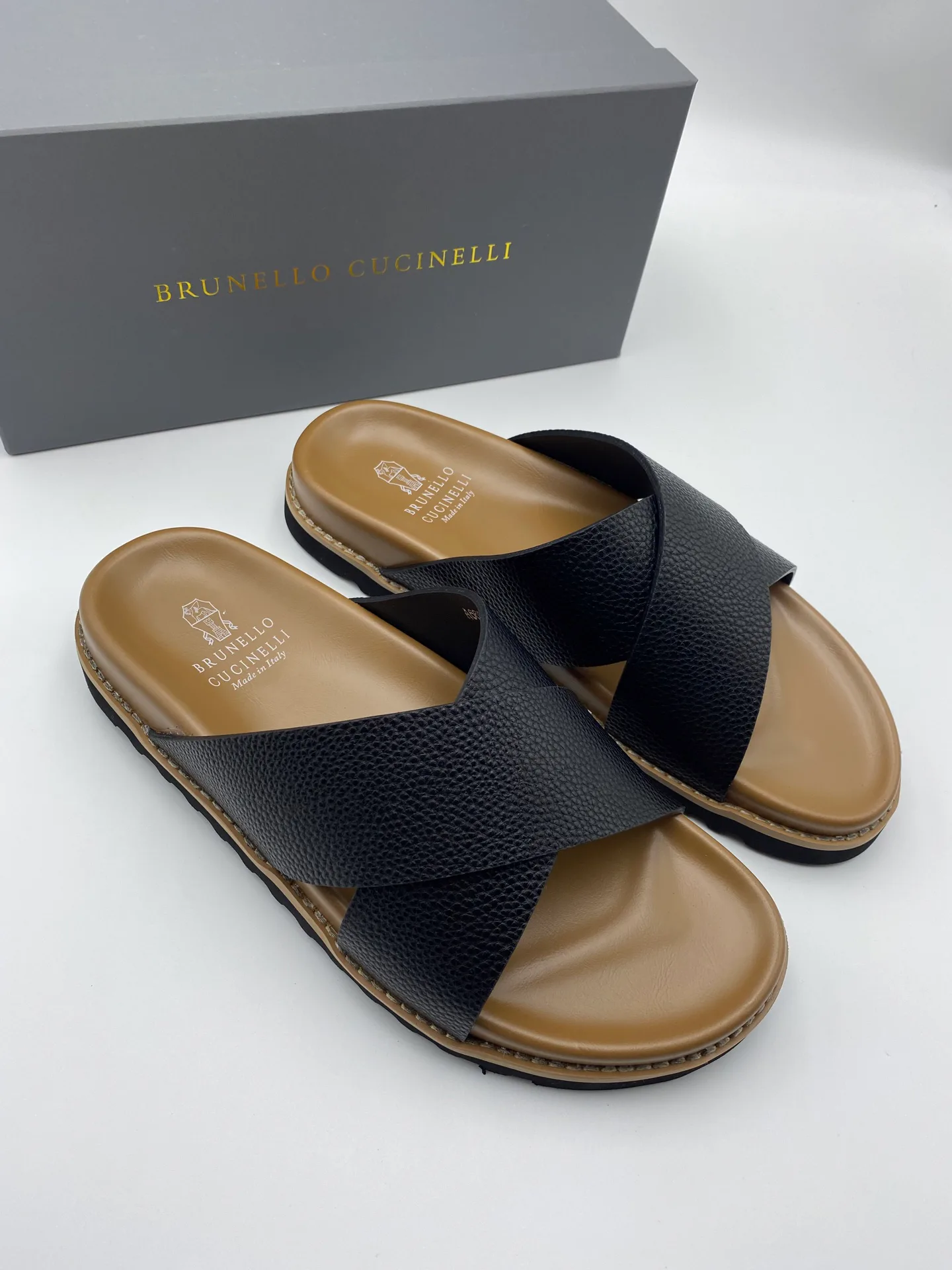 Сандалии Мужские Brunello Cucinelli 4523783