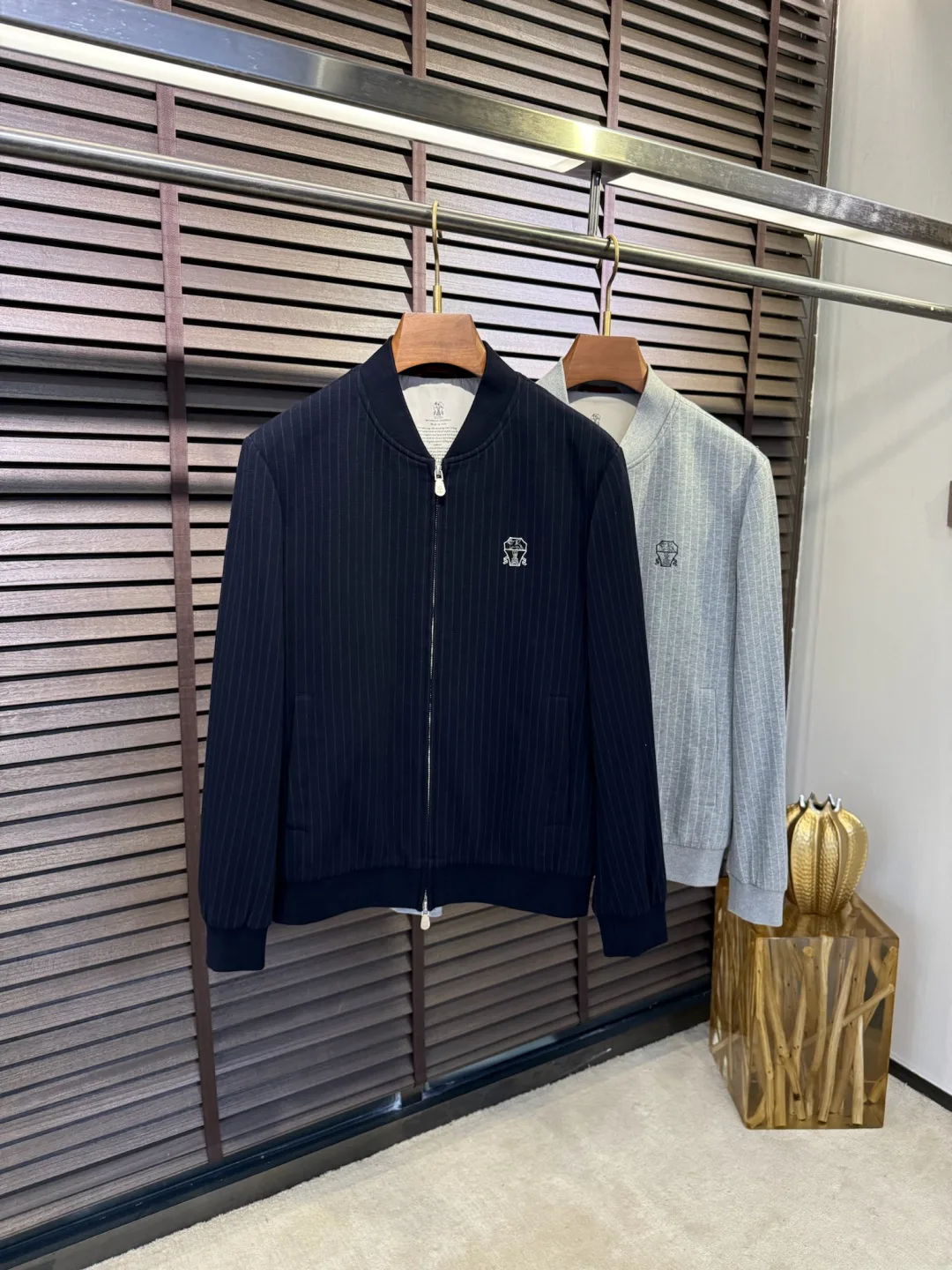 Куртки И Пуховики Мужские Brunello Cucinelli 1860041