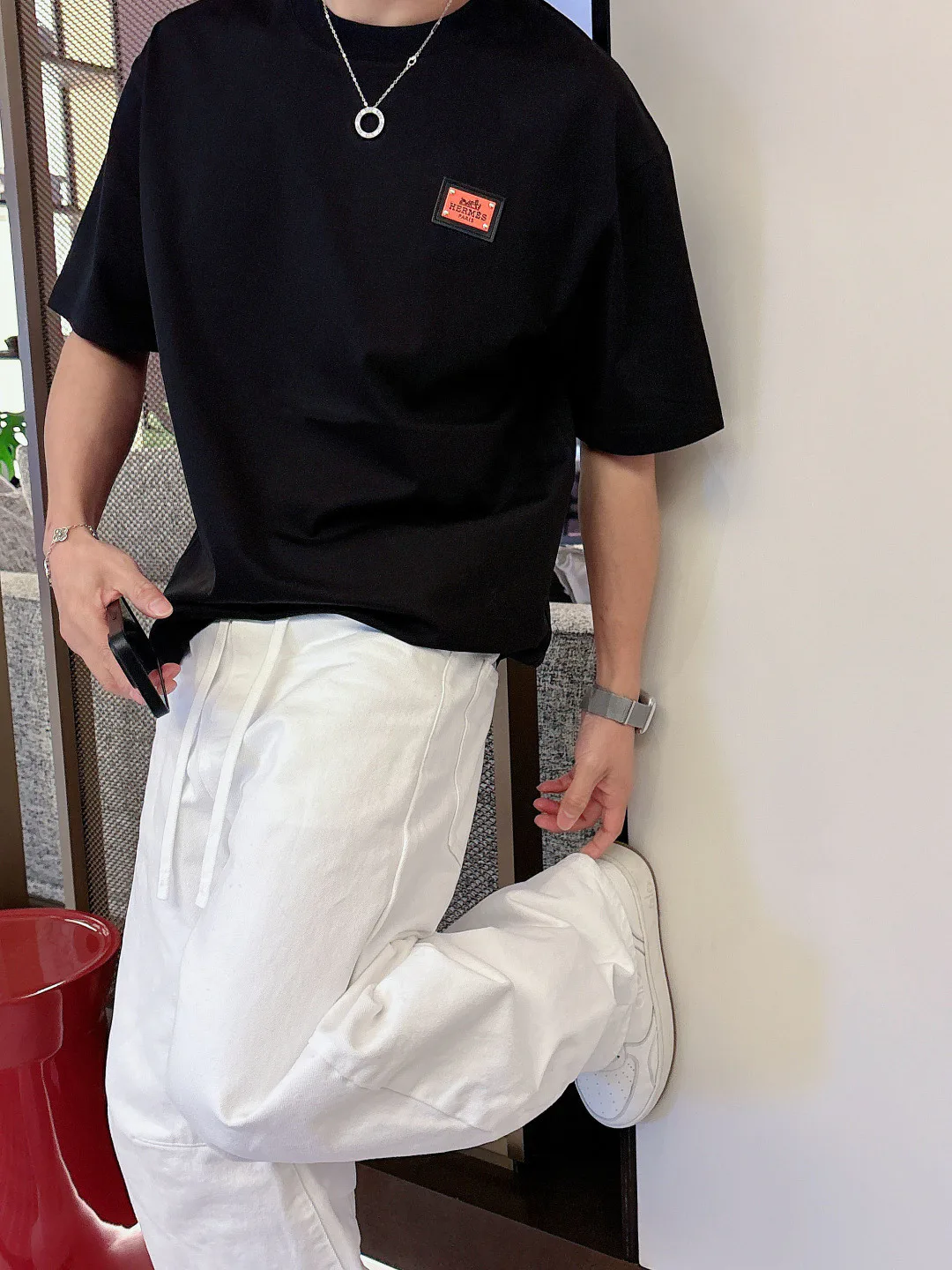 Футболки Мужские Hermes 9465266
