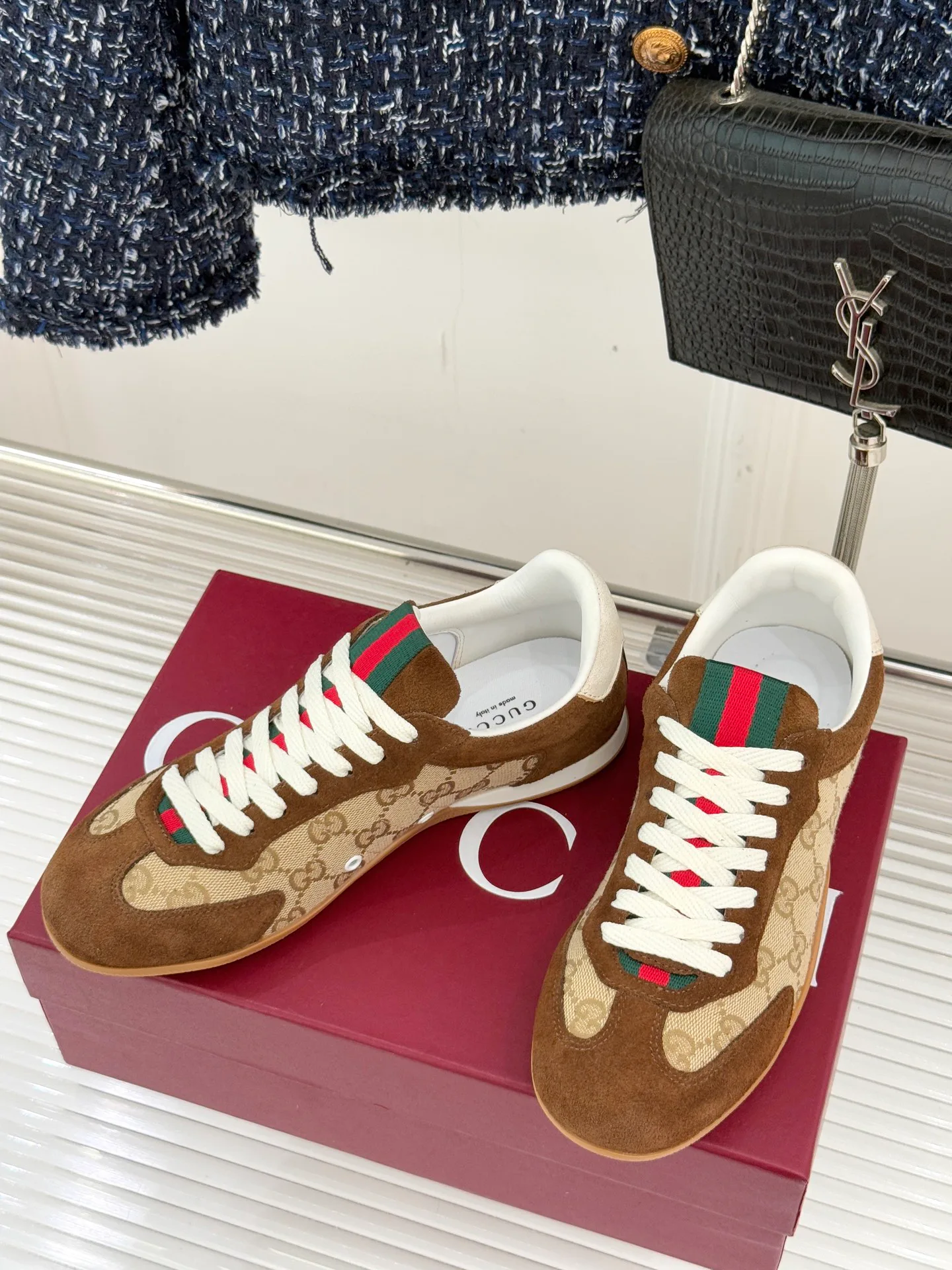 Кеды Мужские Gucci 190858