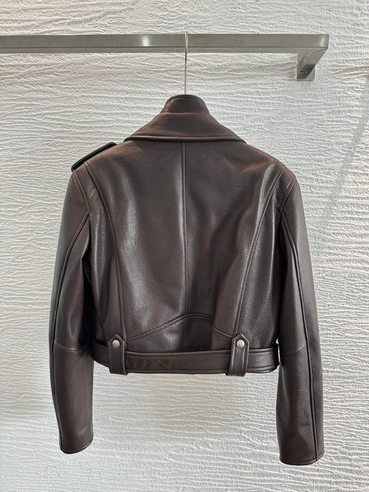 Кожаные Куртки И Дублёнки Женские Saint Laurent 18090128