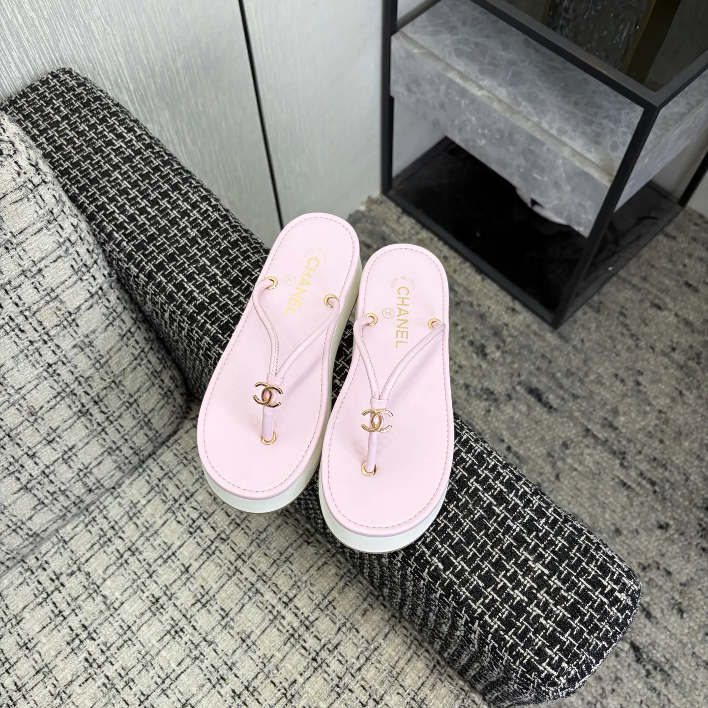 Шлепанцы Женские Chanel 13581893