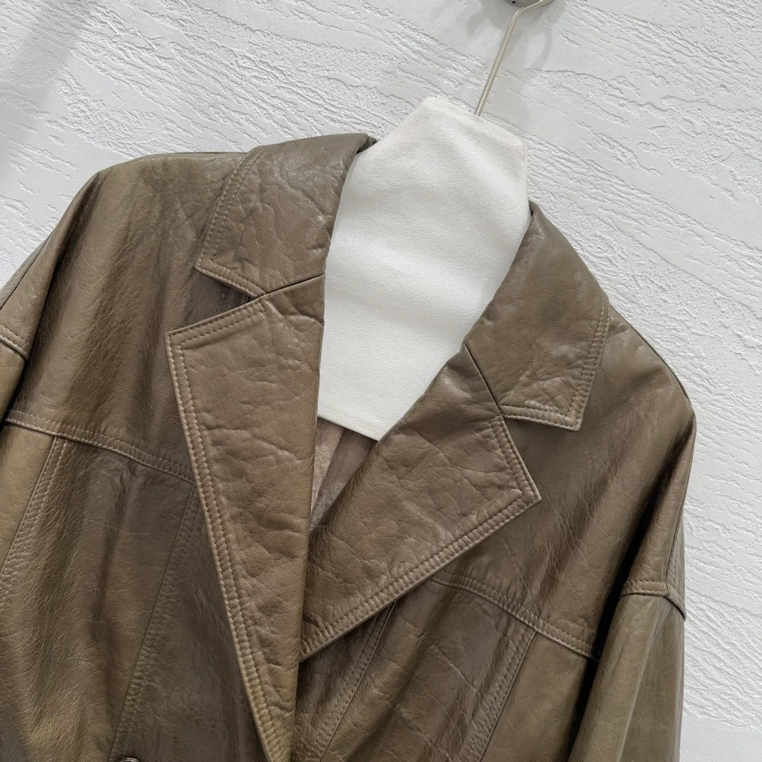 Кожаные Куртки И Дублёнки Женские Brunello Cucinelli 13431935