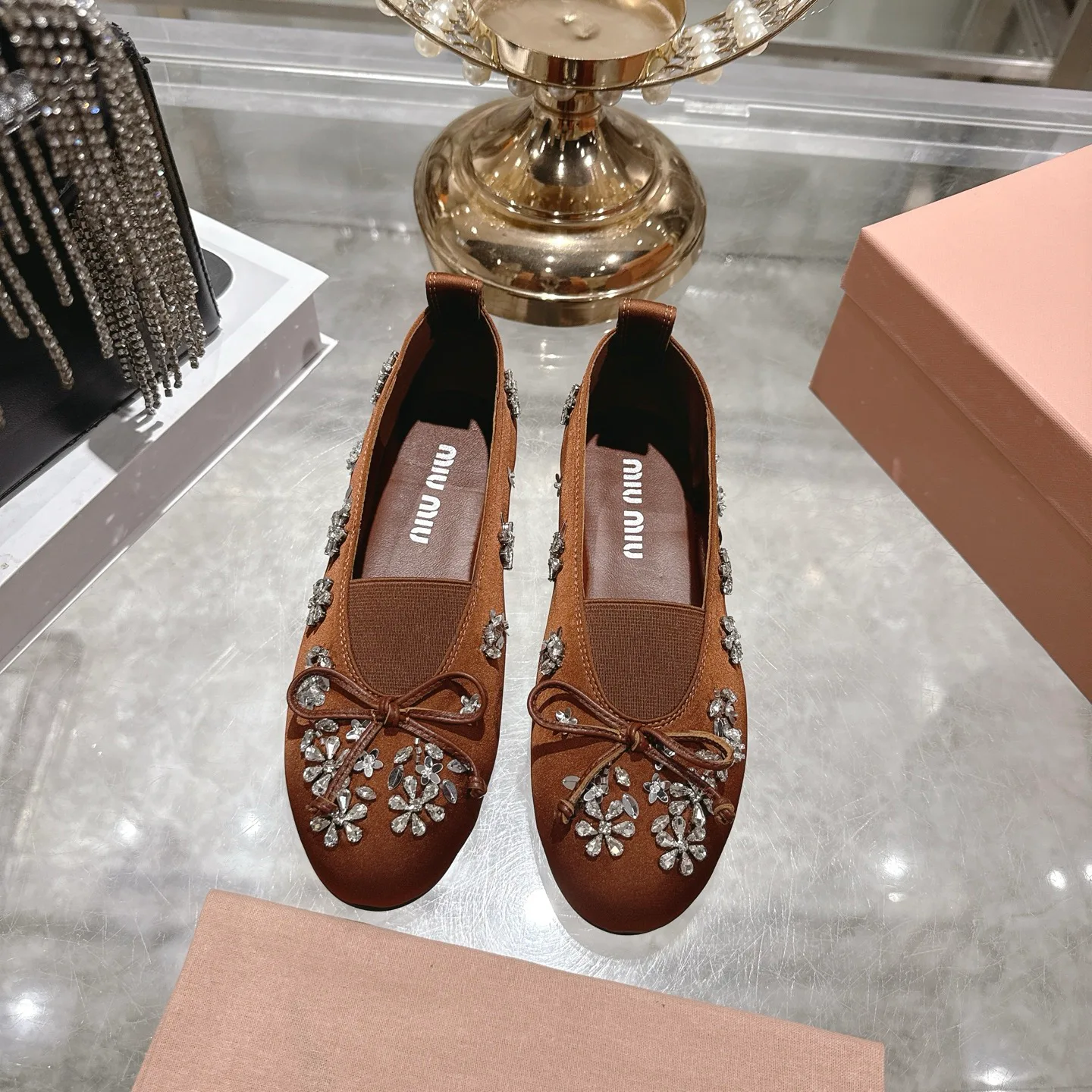 Балетки Женские Miu Miu 1590580