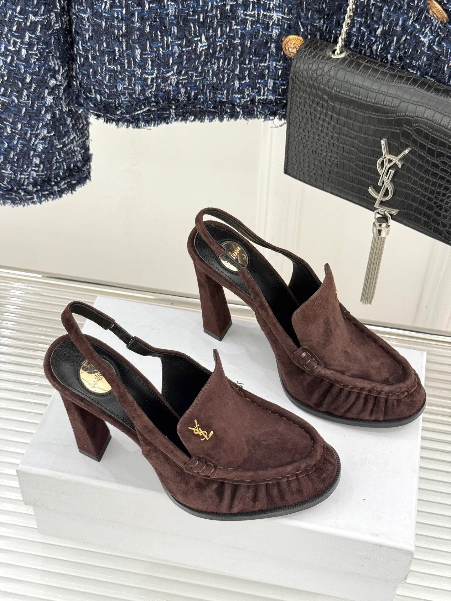Босоножки Женские Saint Laurent 11312315