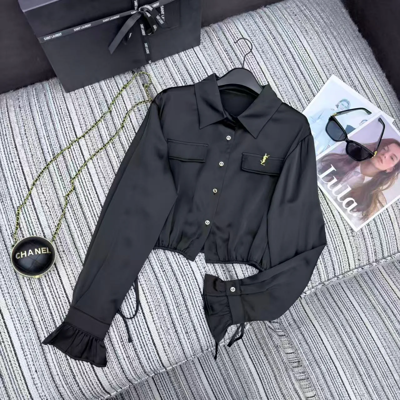 Рубашки Женские Saint Laurent 11660460