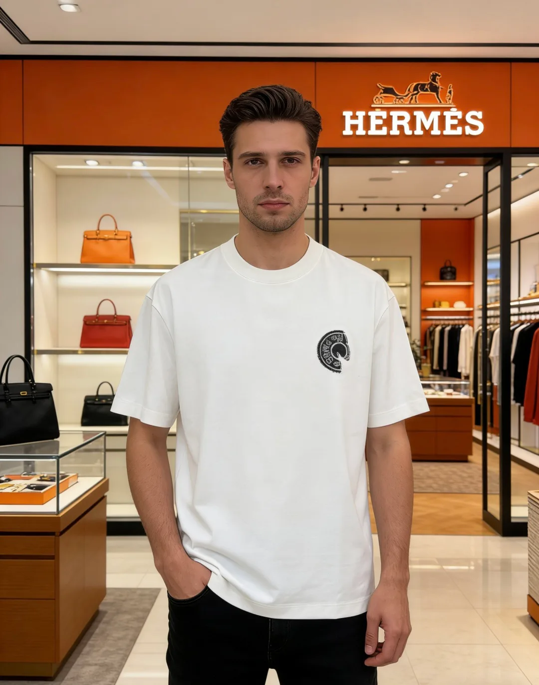 Футболки Мужские Hermes 13442023