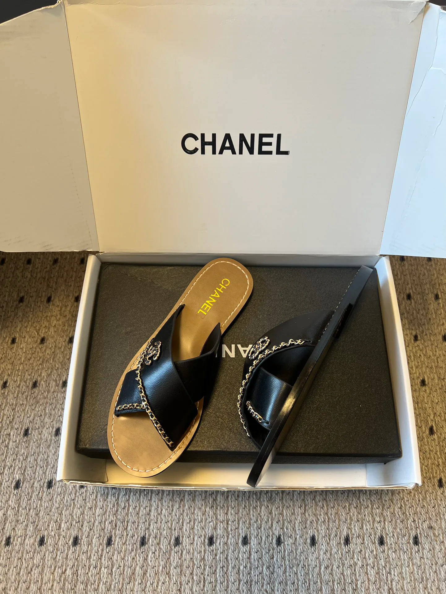 Шлепанцы Женские Chanel 1122455