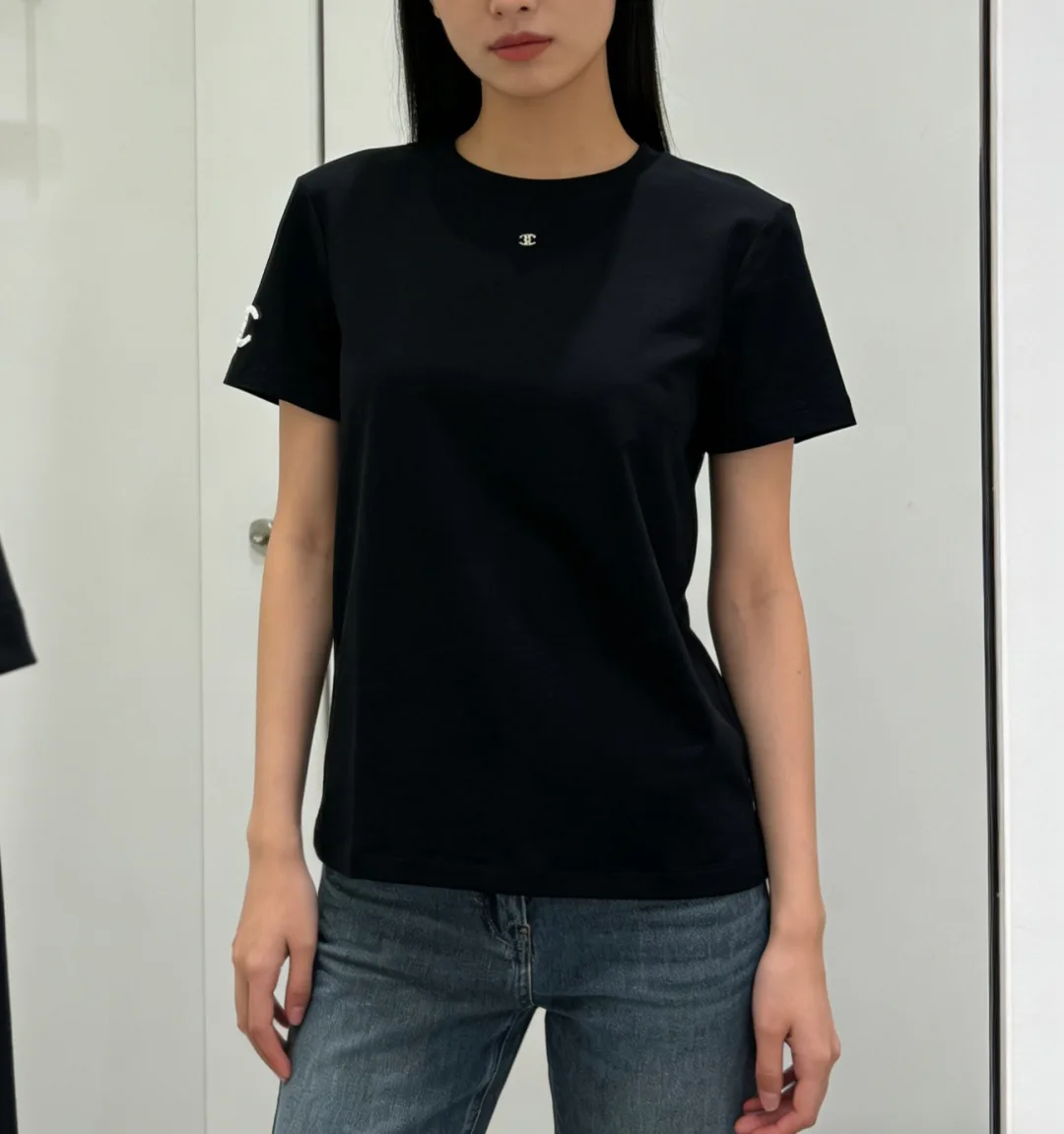 Футболки Женские Chanel 13583862