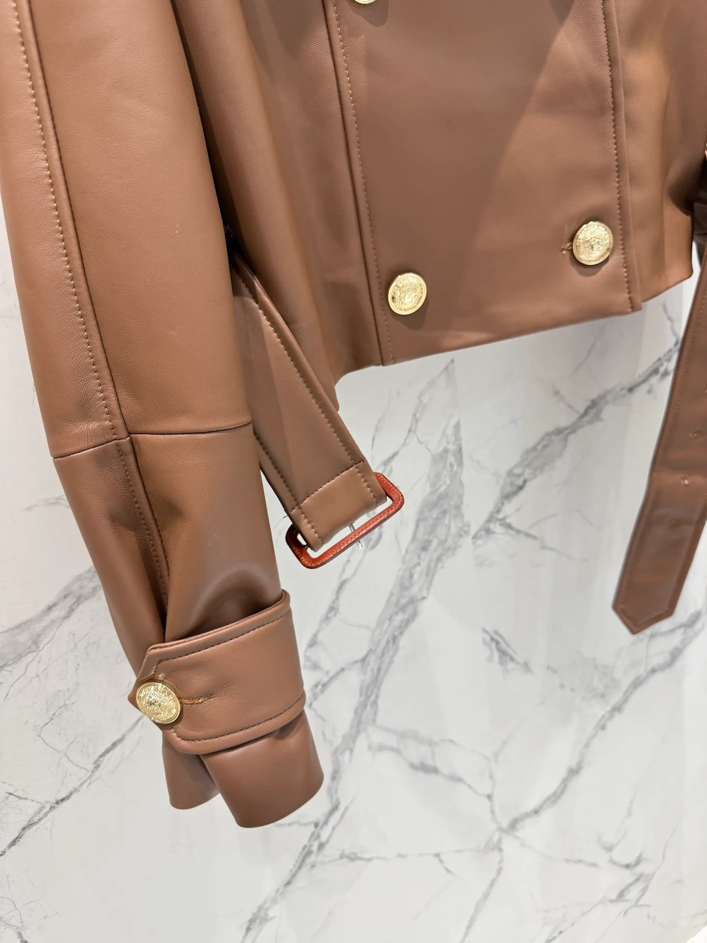 Кожаные Куртки И Дублёнки Женские Balmain 11700495