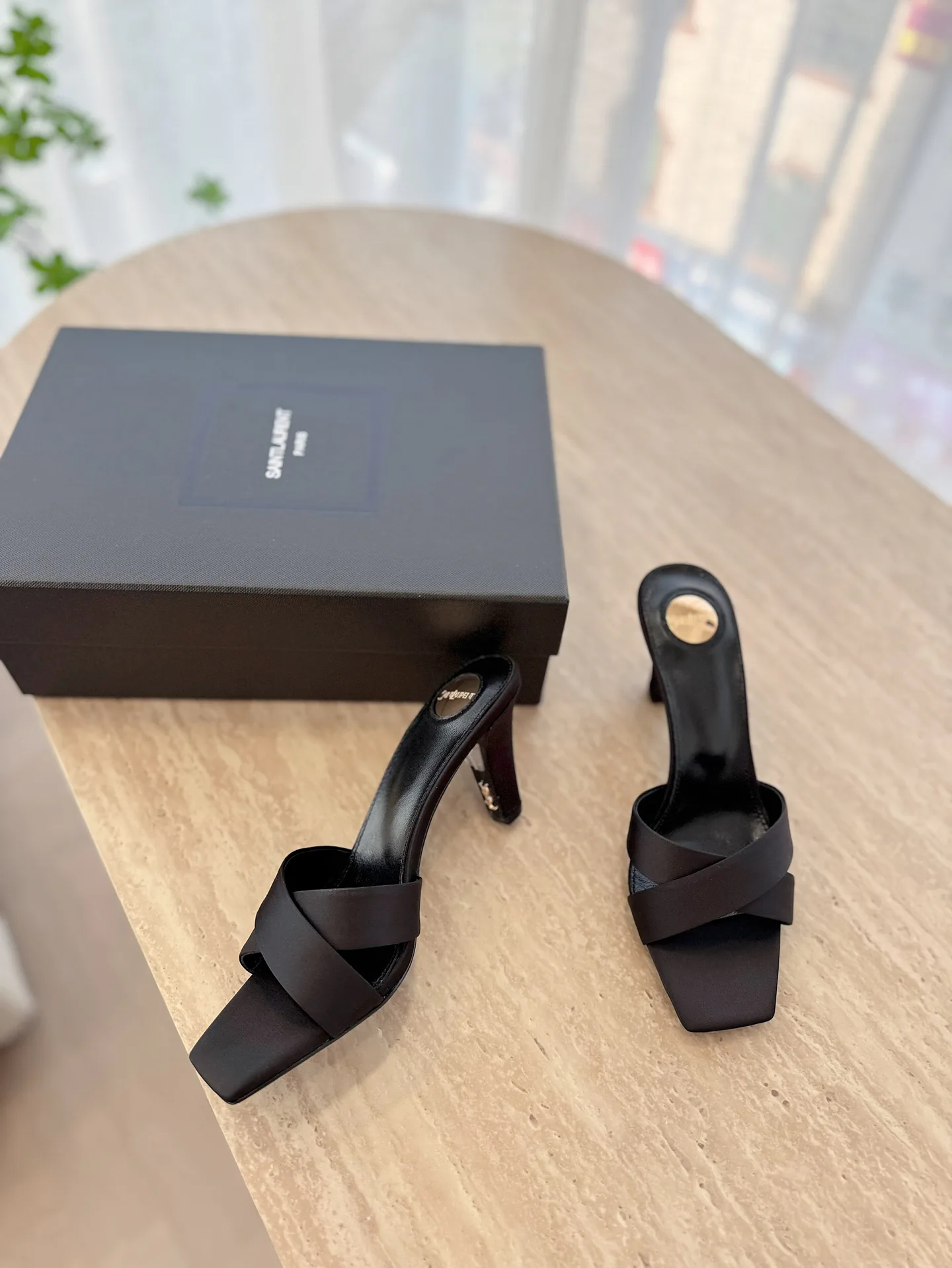 Босоножки Женские Saint Laurent 12815344