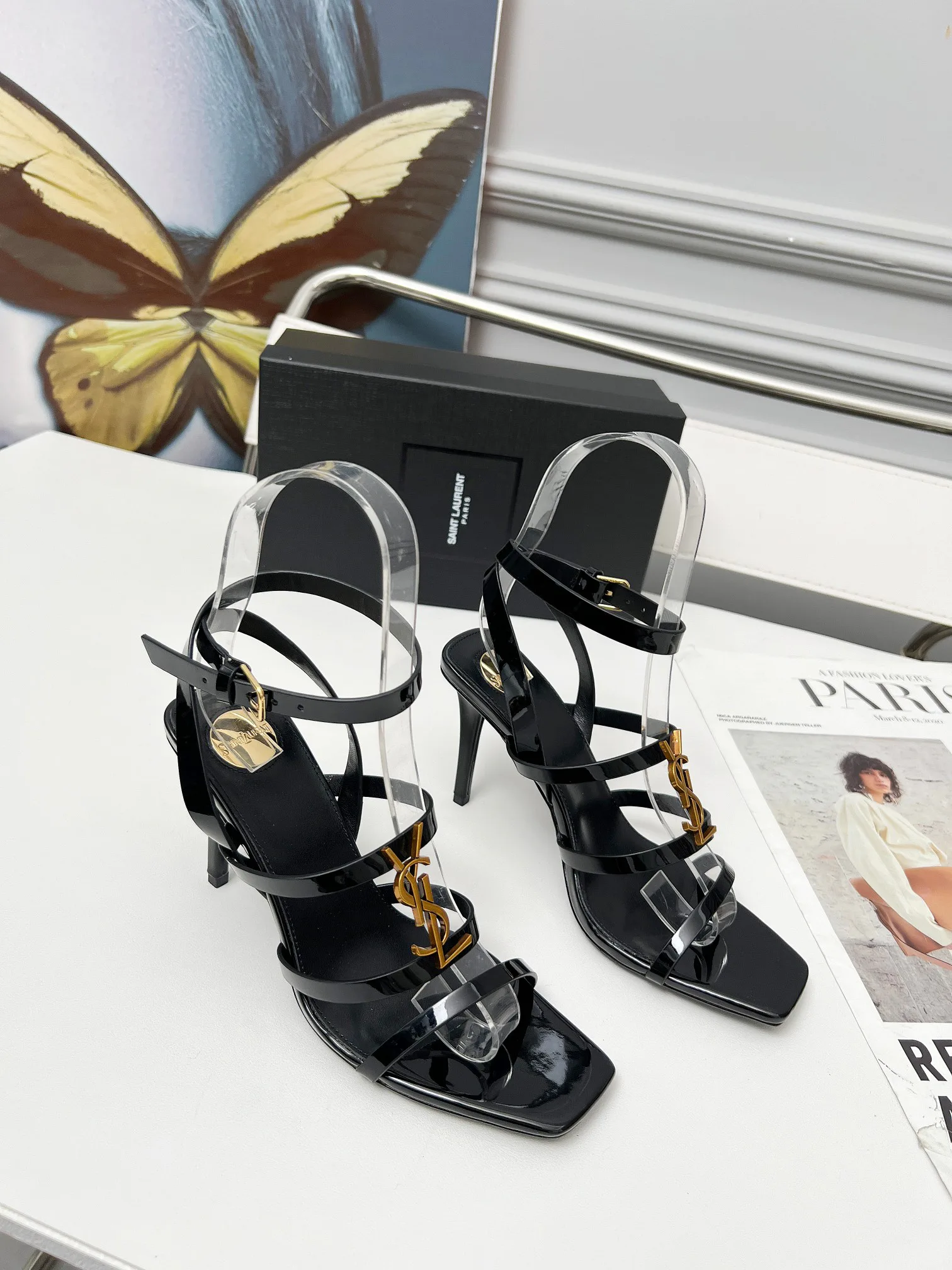 Босоножки Женские Saint Laurent 262240