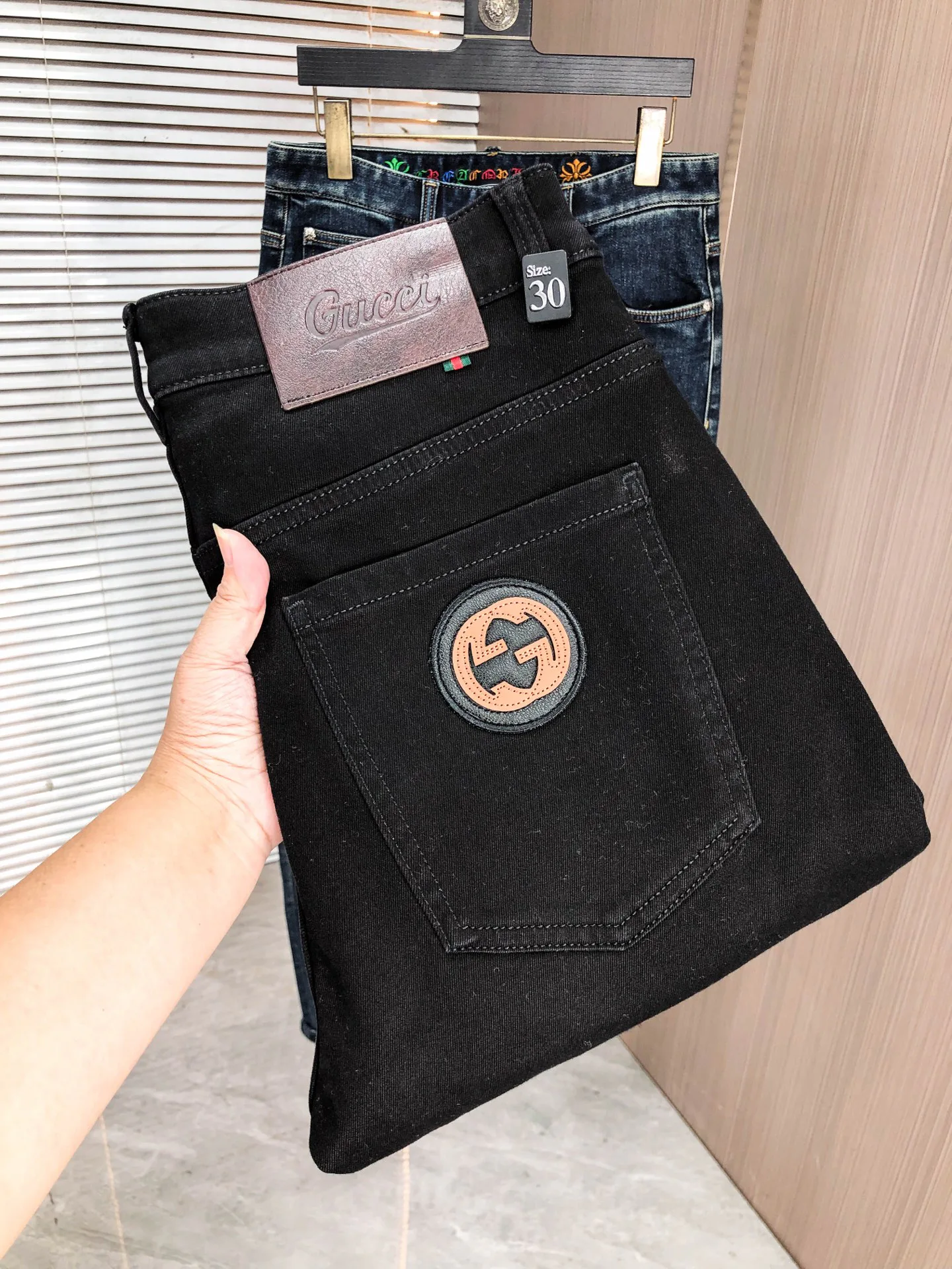 Джинсы Мужские Gucci 291027