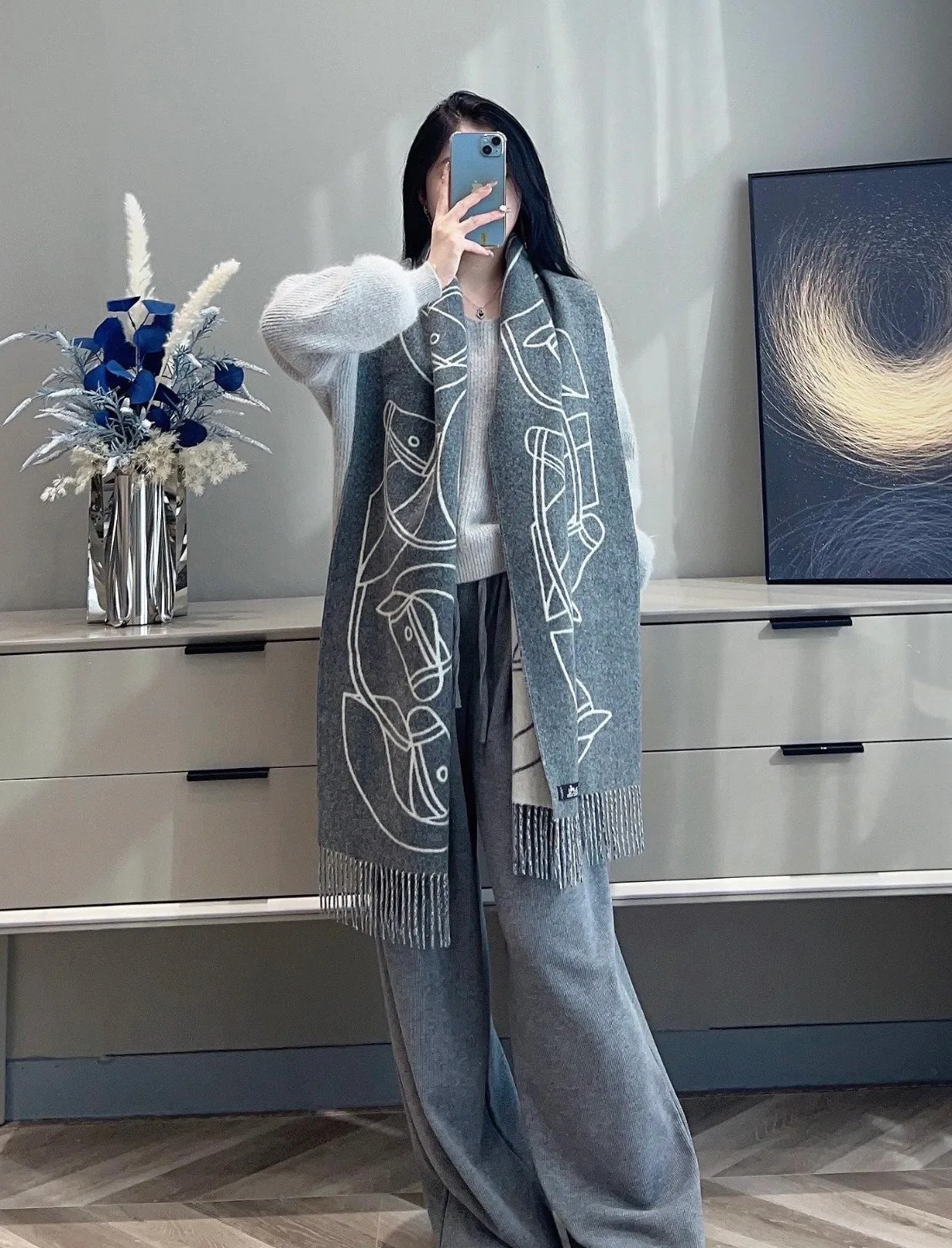 Шарфы Hermes 76721