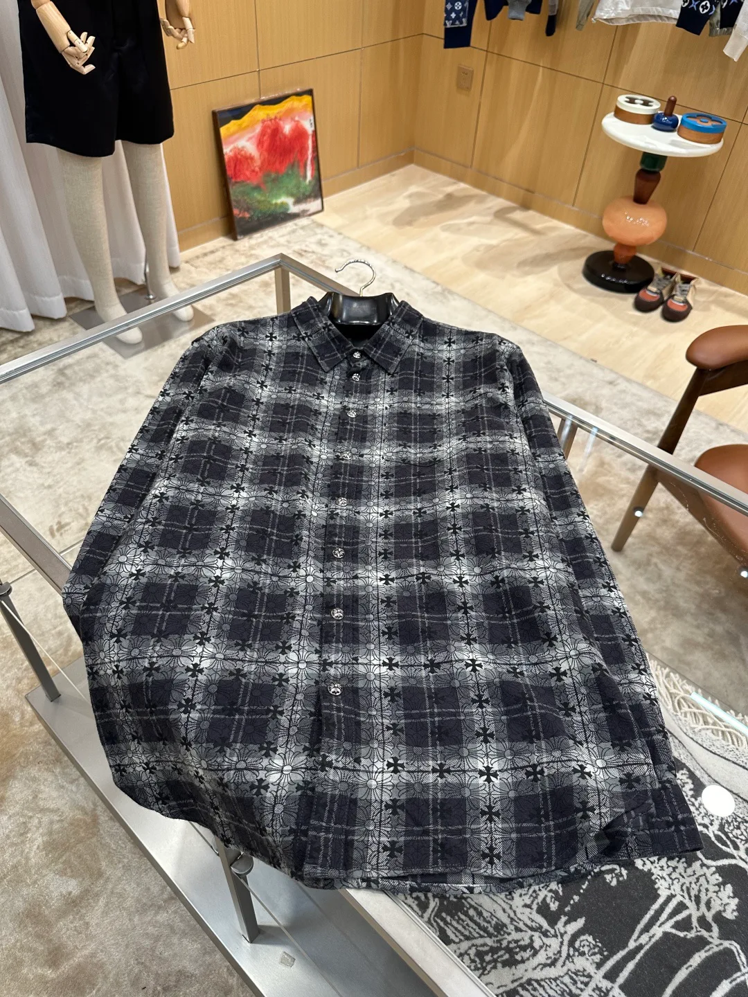 Рубашки Мужские Chrome Hearts 17480518