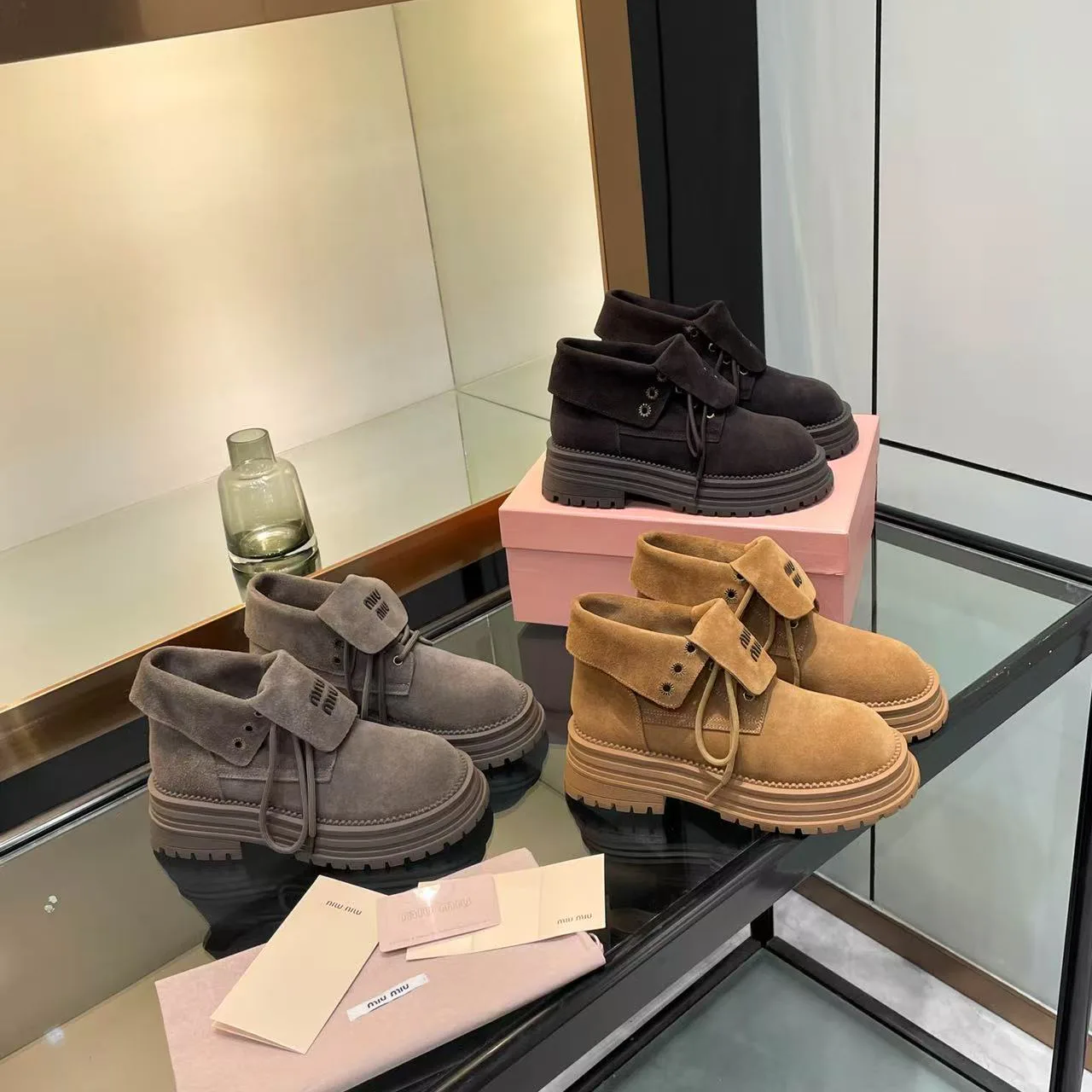 Ботинки Женские Miu Miu 17934439