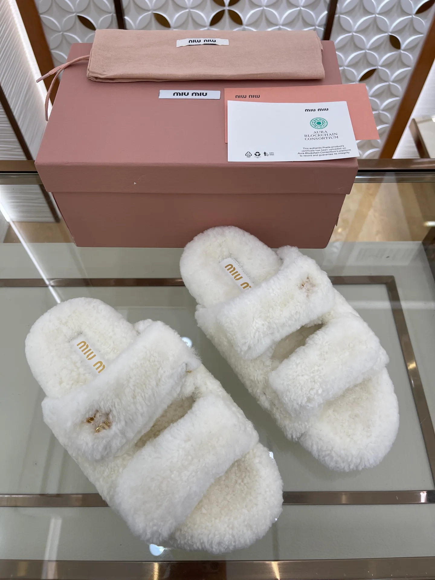 Тапочки Женские Miu Miu 81127