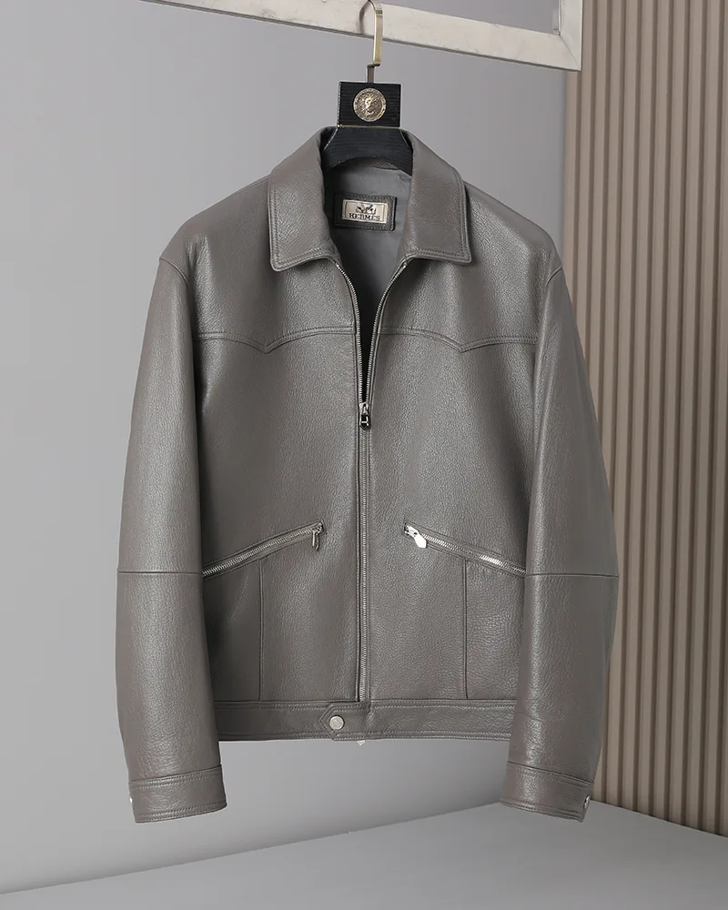 Кожаные Куртки И Дублёнки Мужские Hermes 18298778