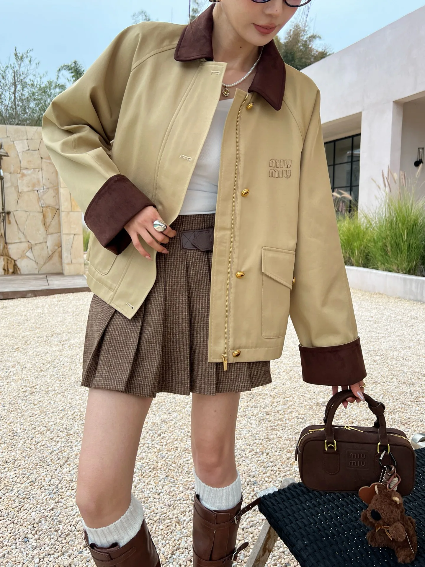 Куртки И Пуховики Женские Miu Miu 10777575