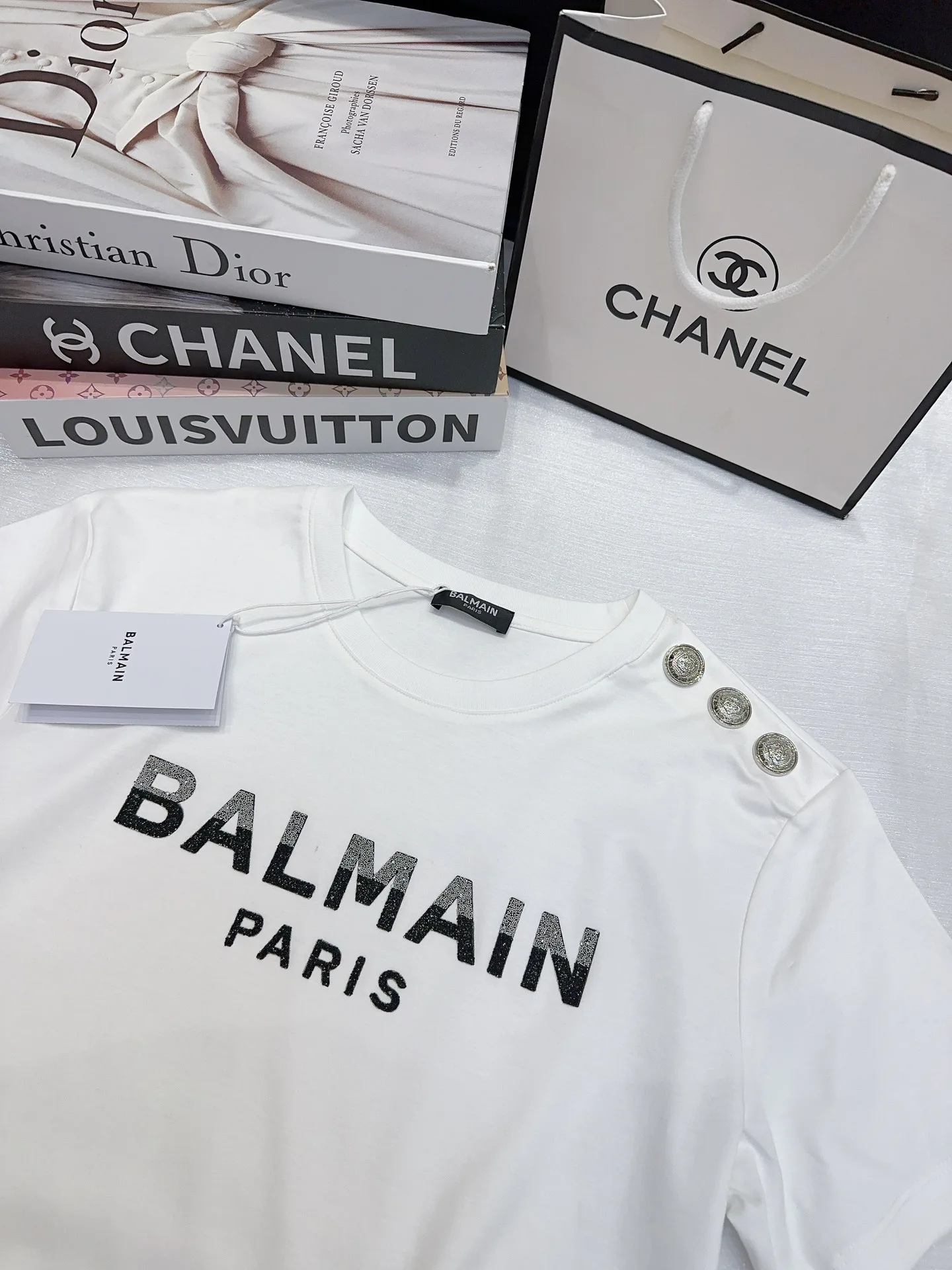Футболки Женские Balmain 10612529