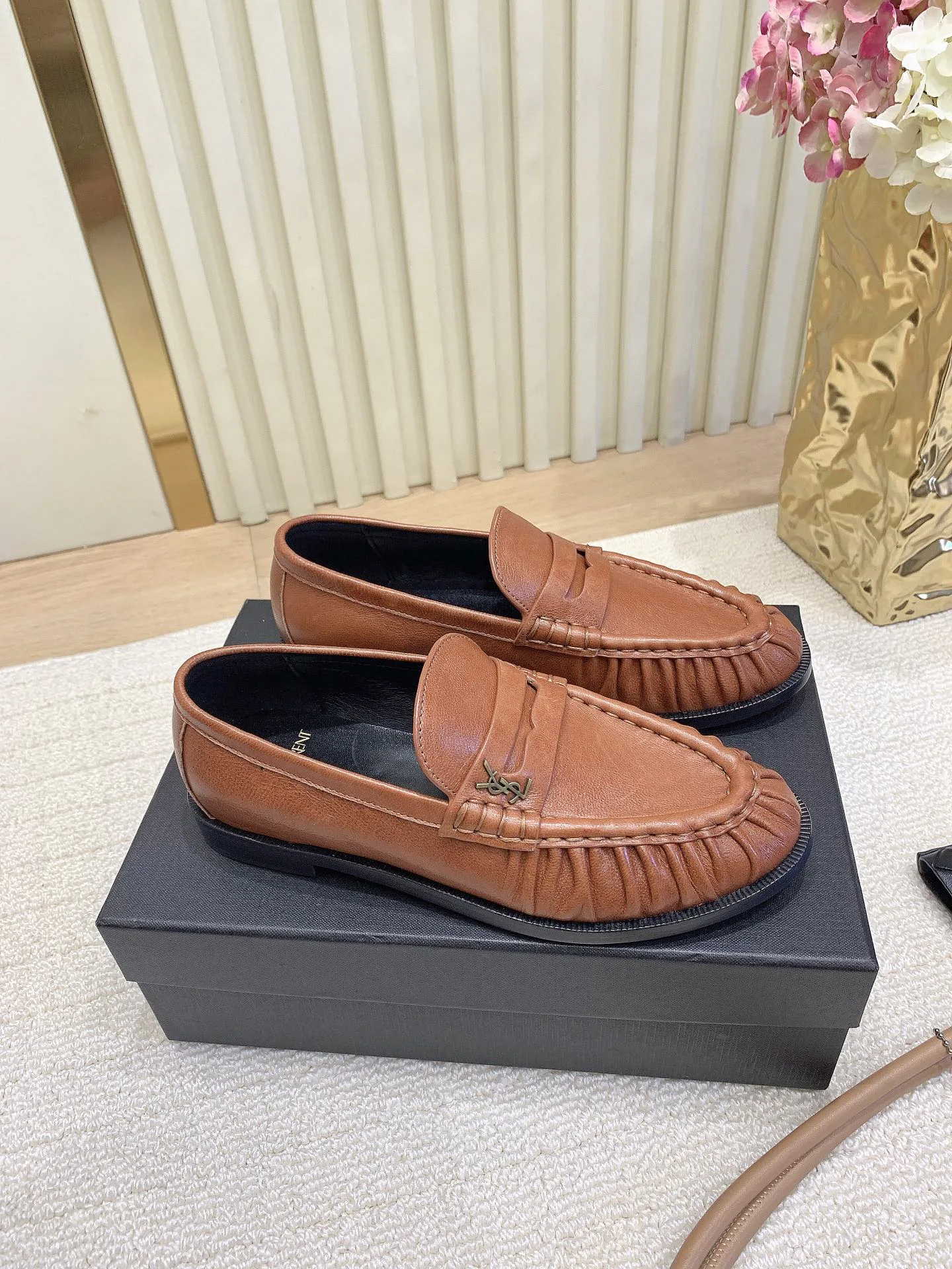 Лоферы И Мокасины Женские Saint Laurent 4561007