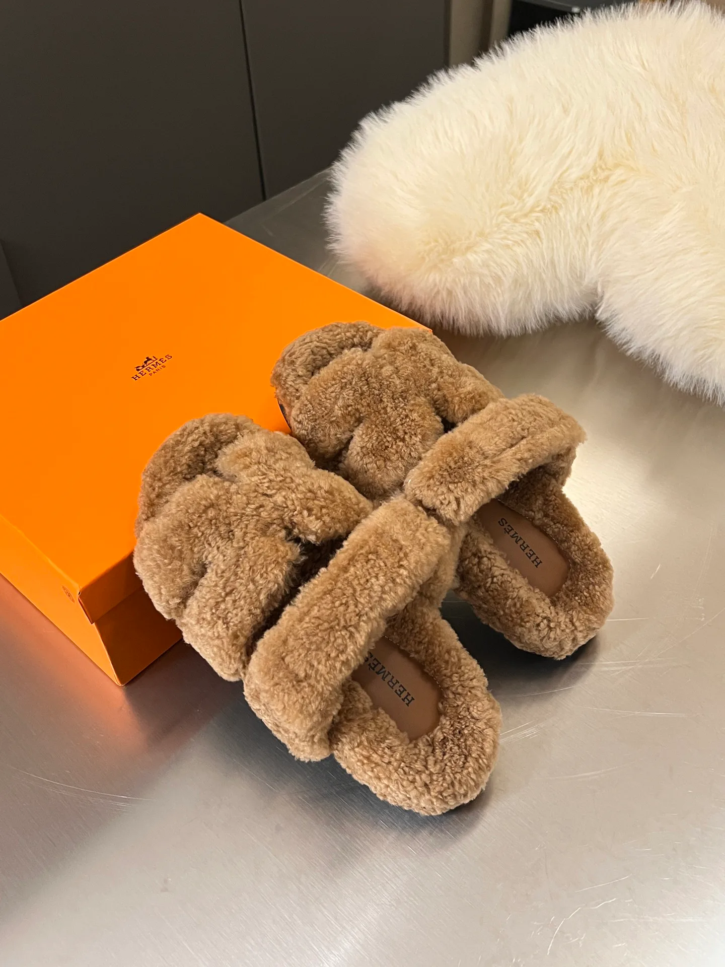 Тапочки Женские Hermes 17957238