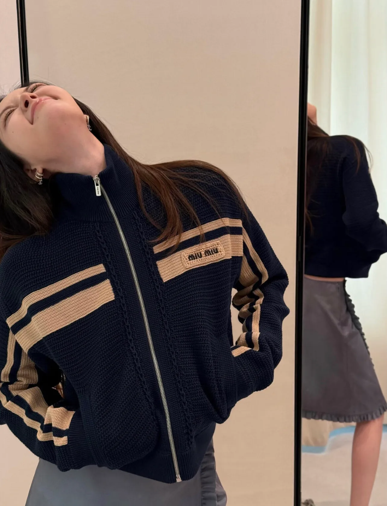 Куртки И Пуховики Женские Miu Miu 18280358