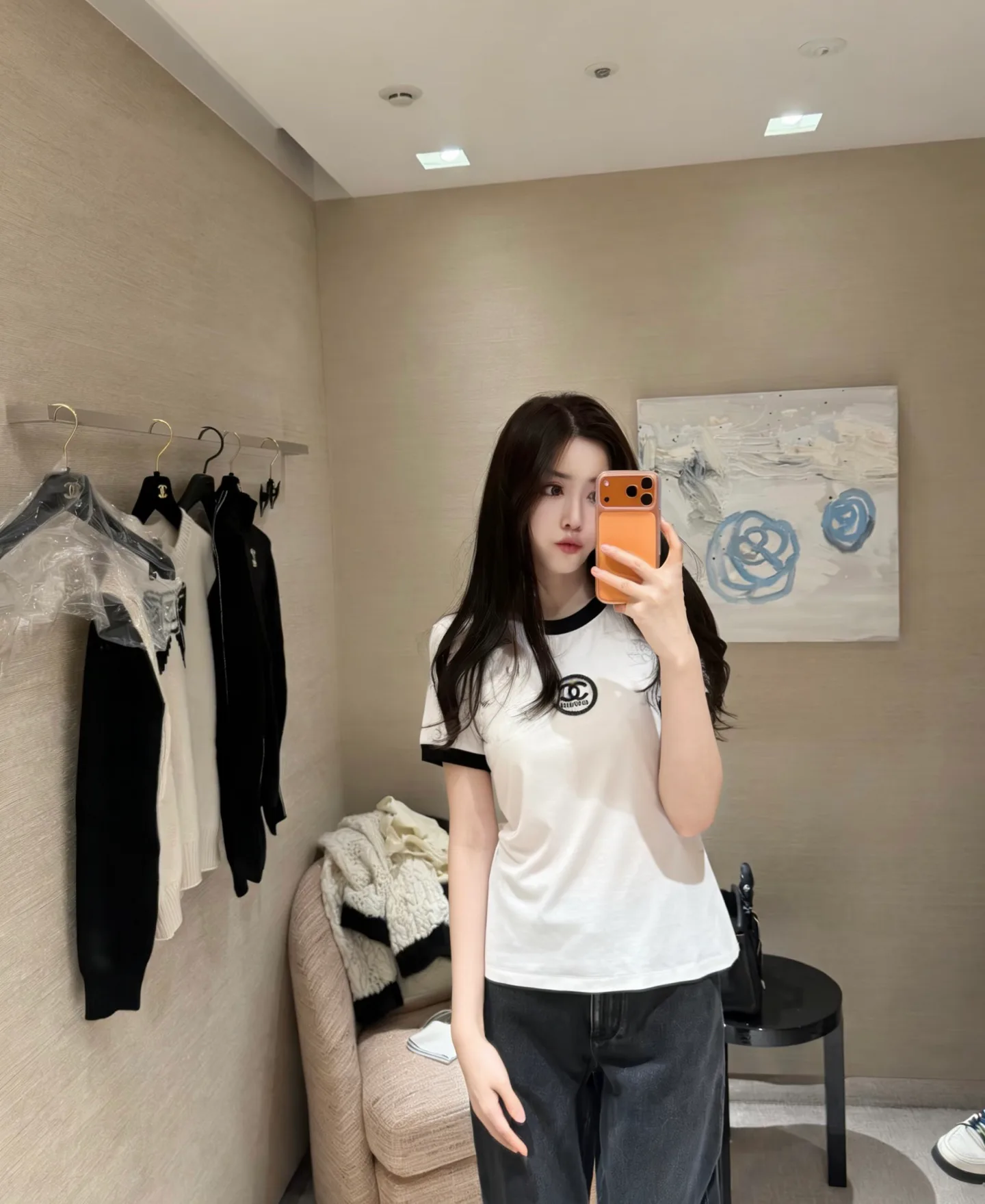 Футболки Женские Chanel 6049119