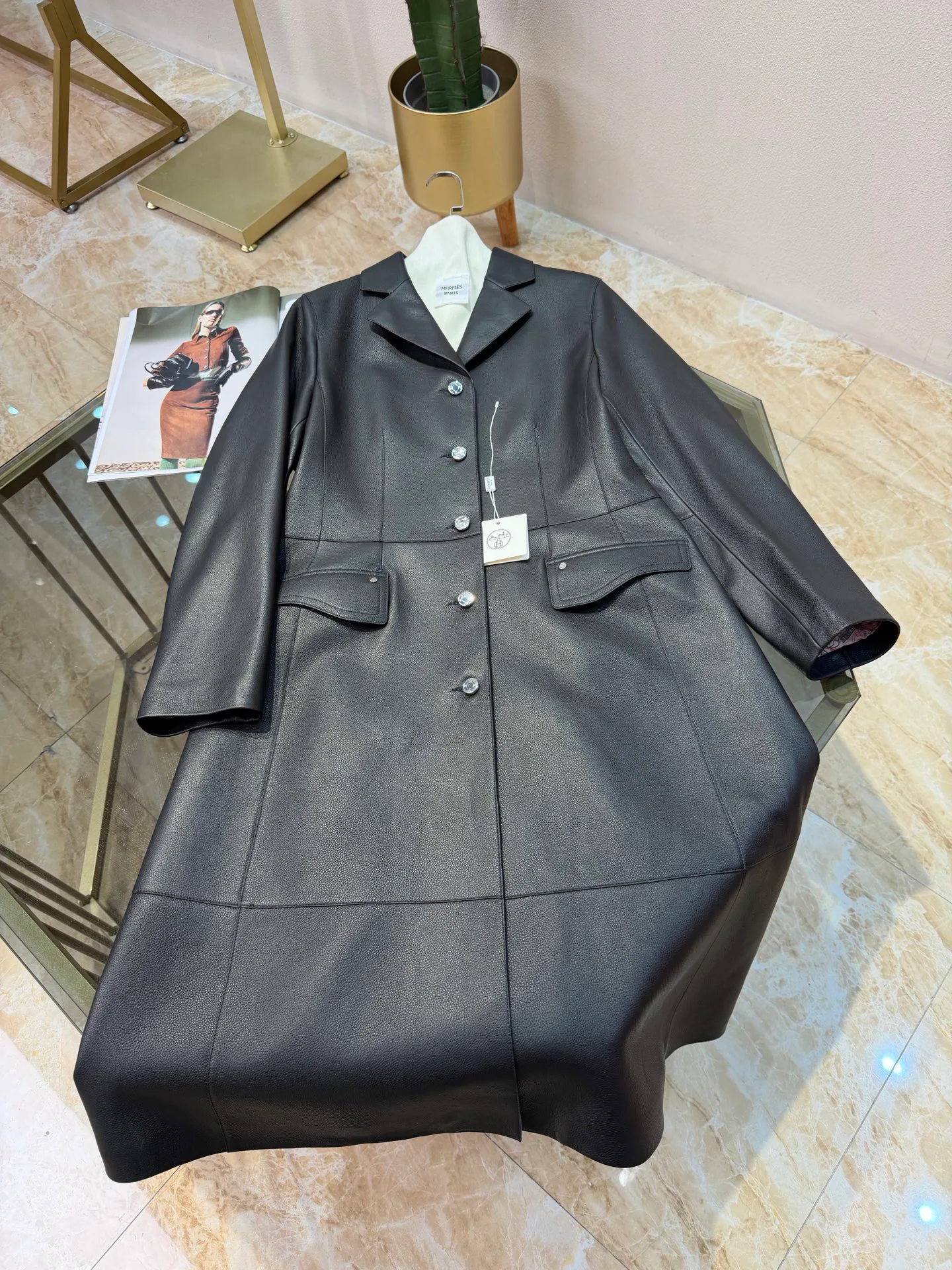 Кожаные Куртки И Дублёнки Женские Hermes 19333124