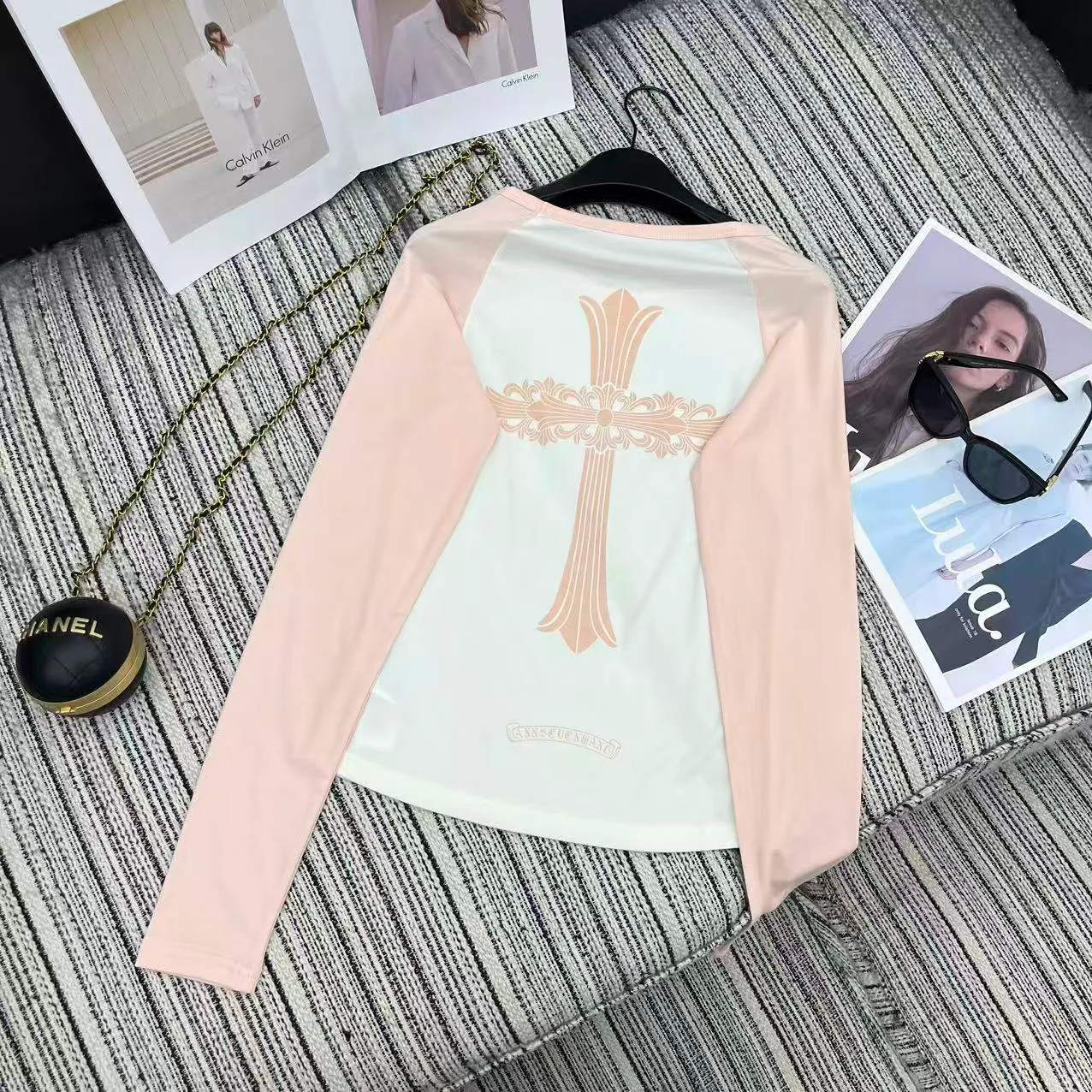 Лонгсливы Женские Chrome Hearts 11171976