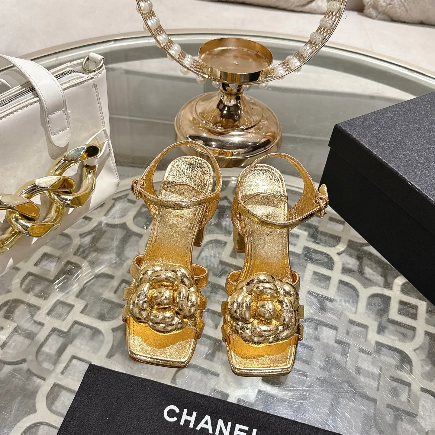 Босоножки Женские Chanel 12714887