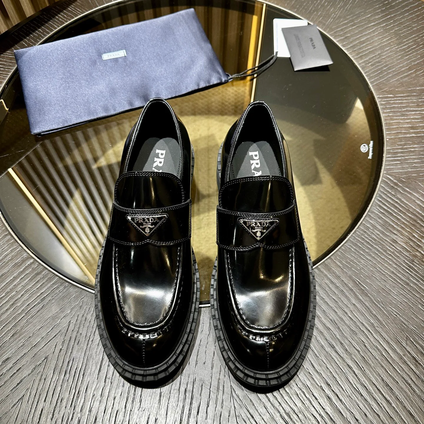 Лоферы И Туфли Мужские Prada 18192299