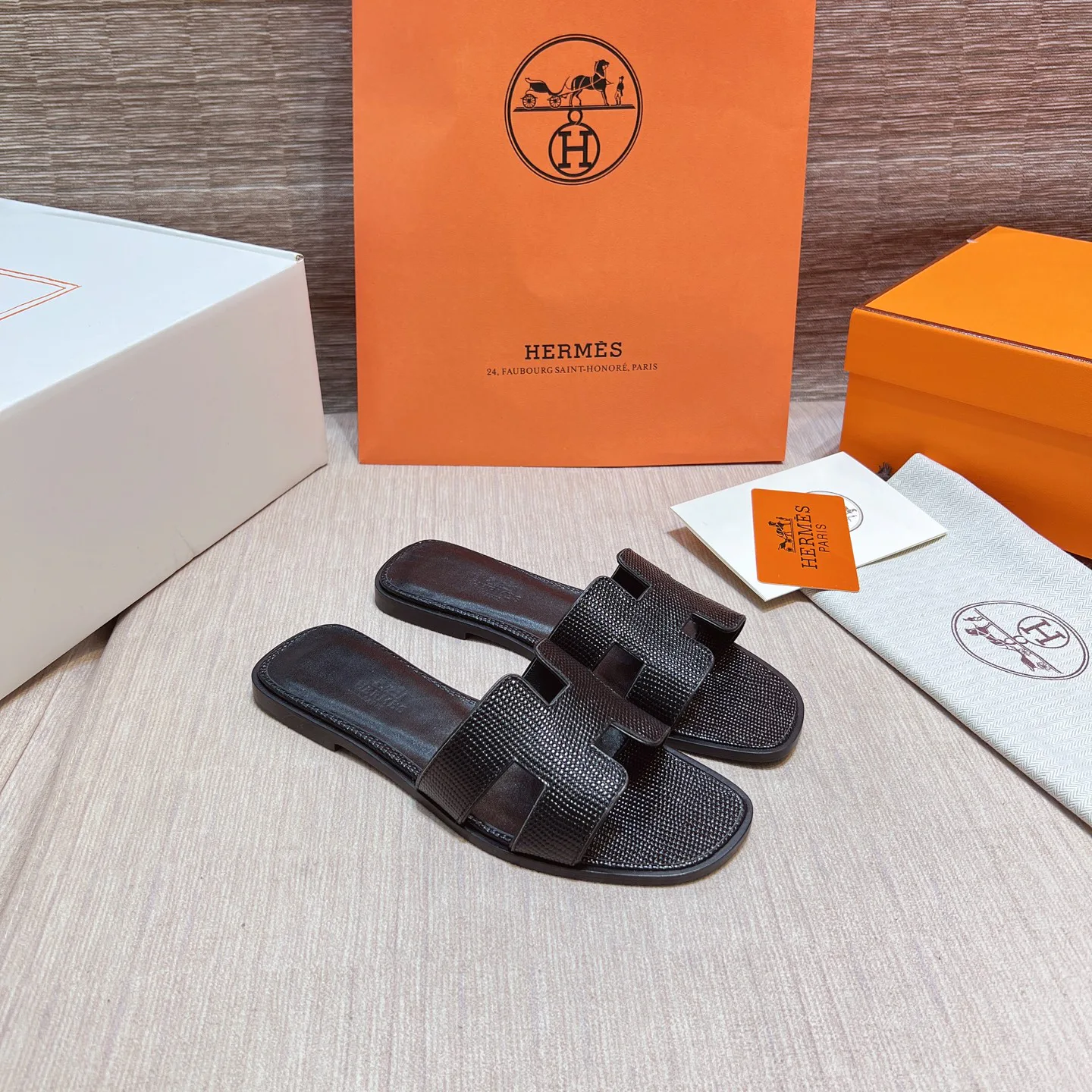 Шлепанцы Женские Hermes 25845
