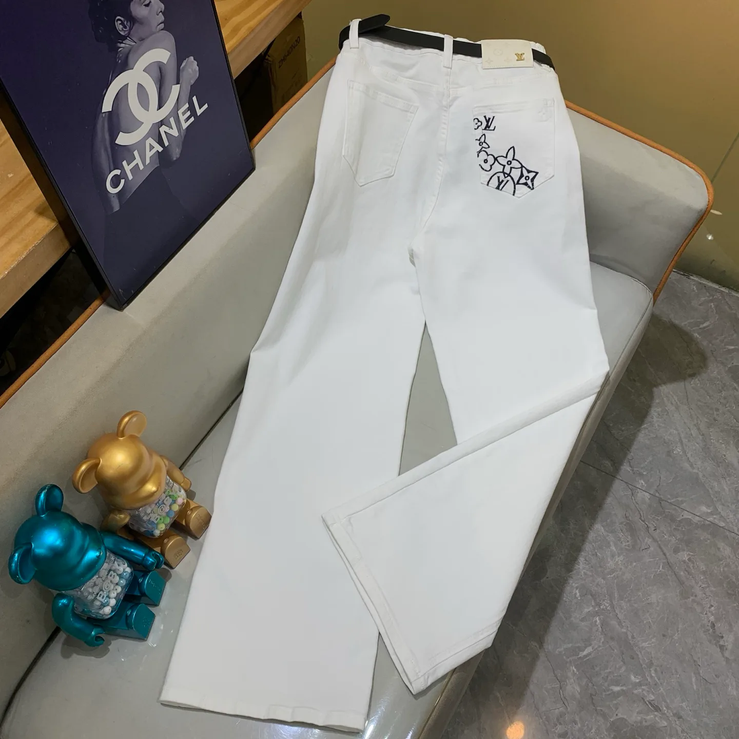 Джинсы Женские Louis Vuitton 1820440