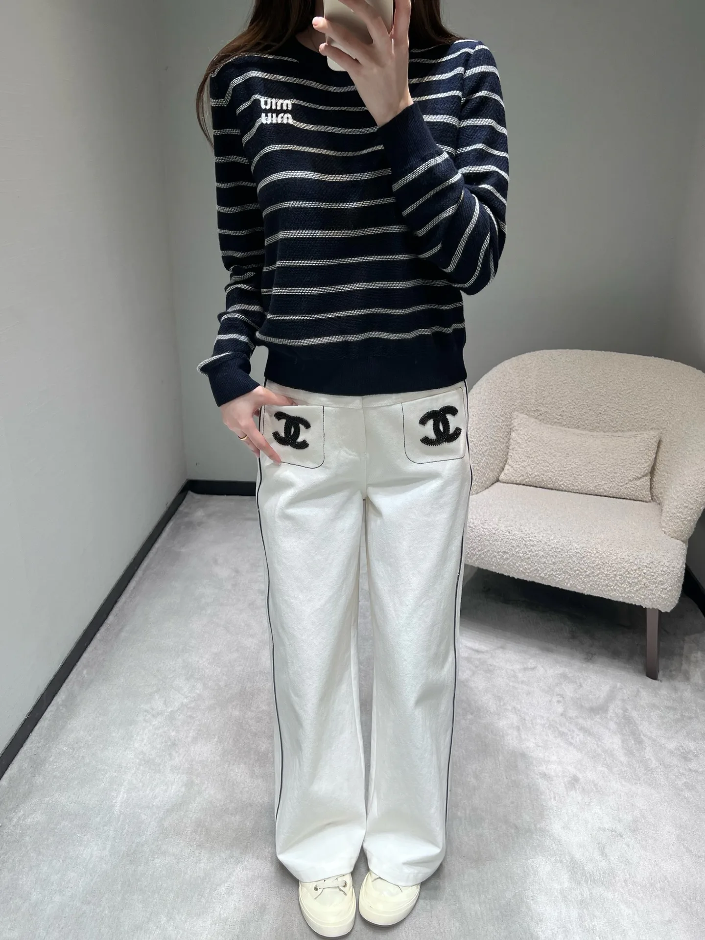 Джемперы И Свитеры Женские Miu Miu 4772164