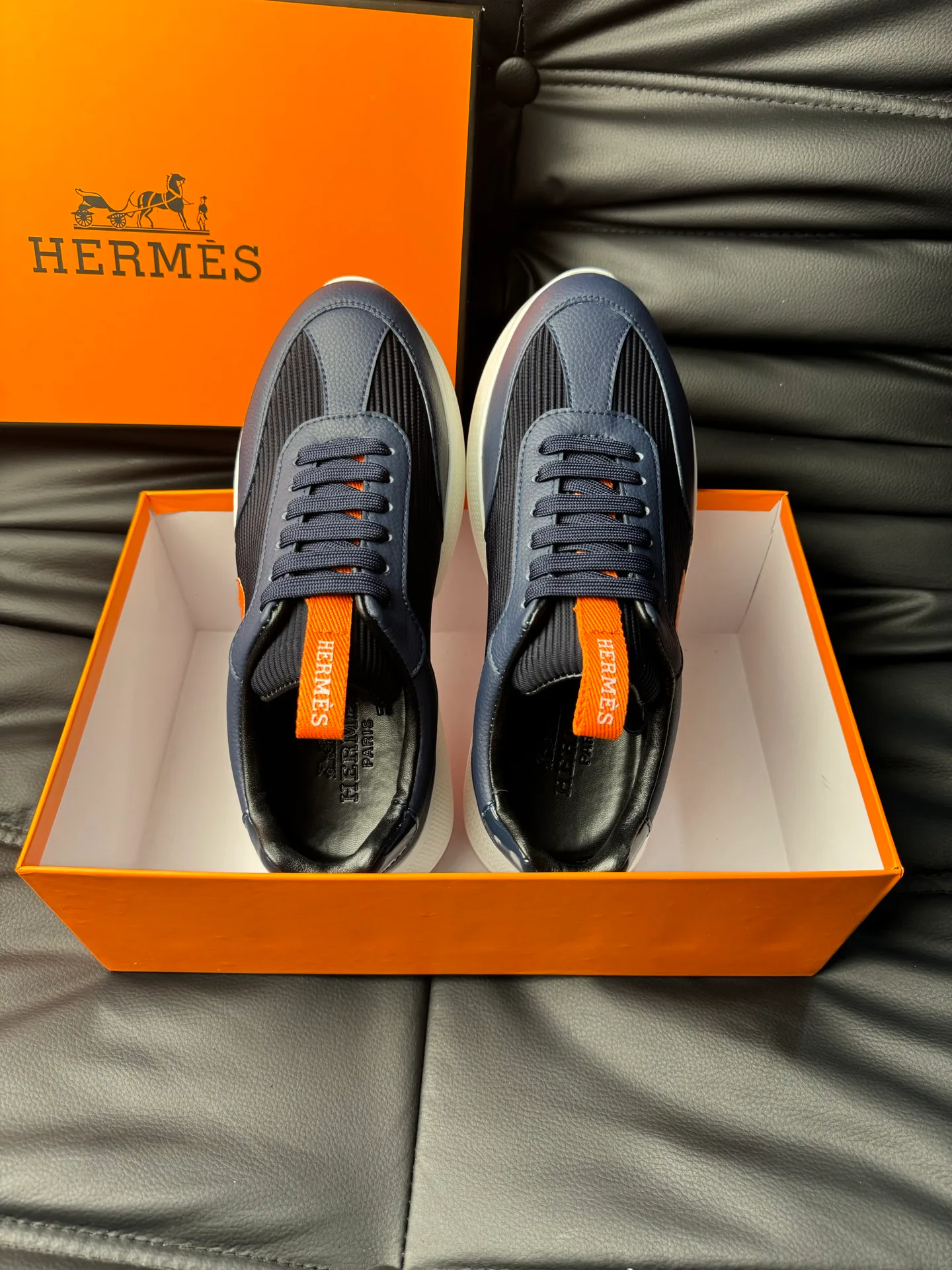 Кроссовки Мужские Hermes 494073