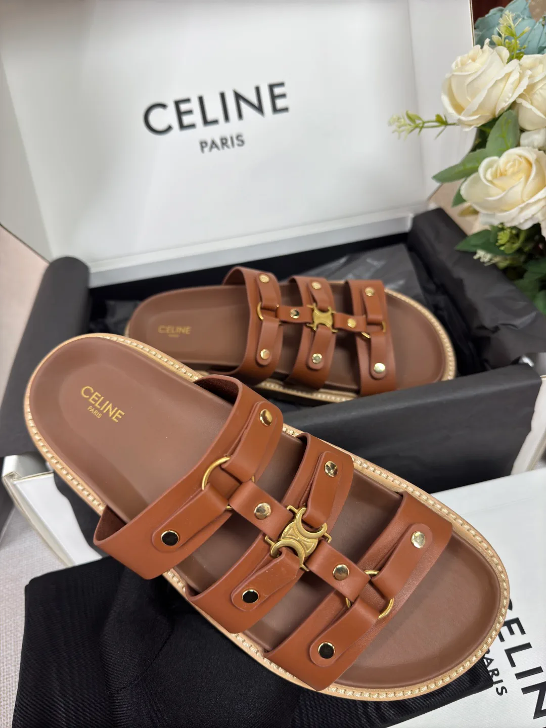 Шлепанцы Женские Celine 11057
