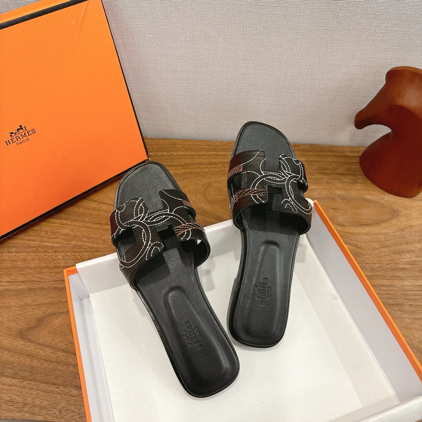 Шлепанцы Женские Hermes 399024