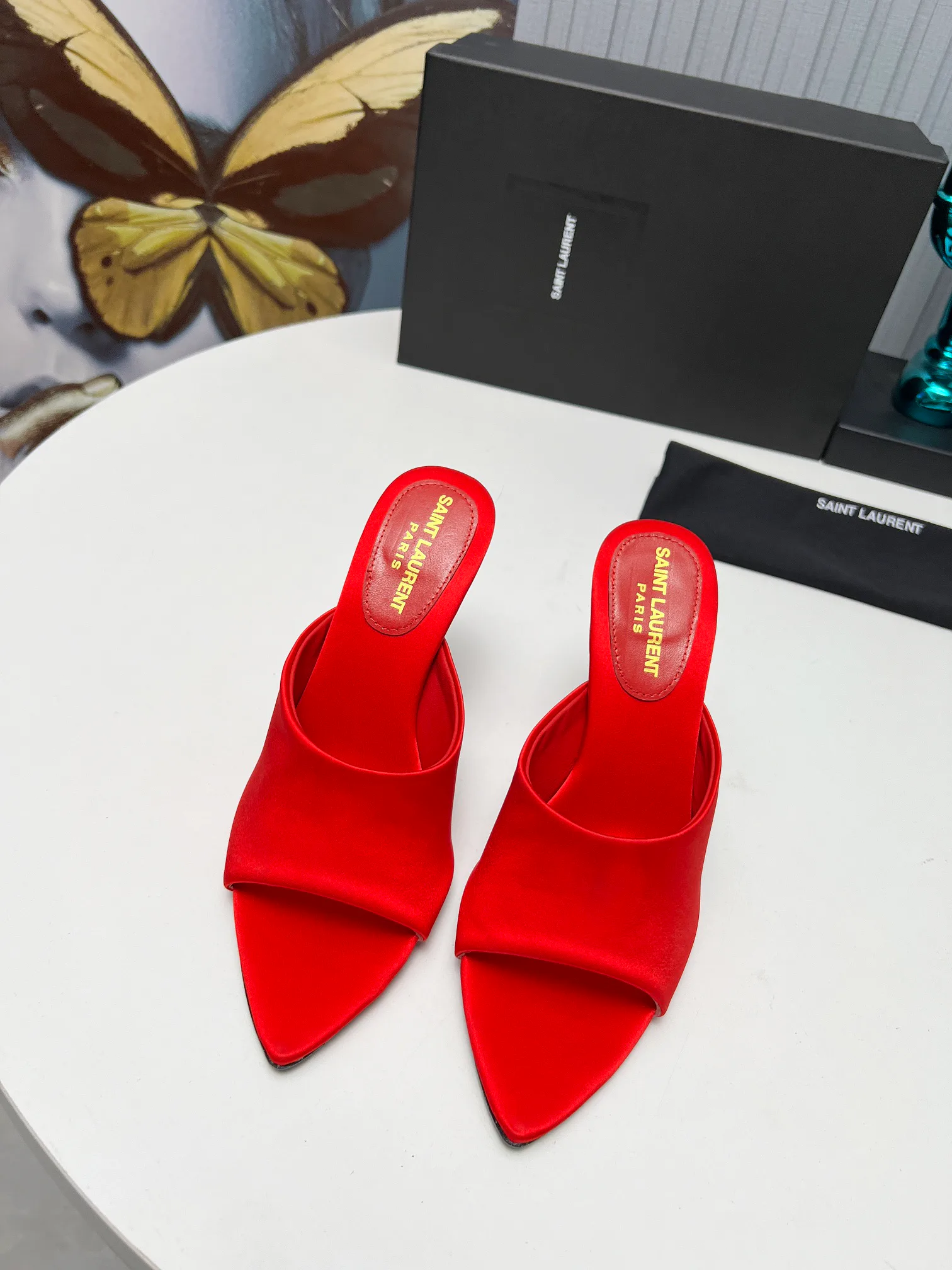 Босоножки Женские Saint Laurent 7184874