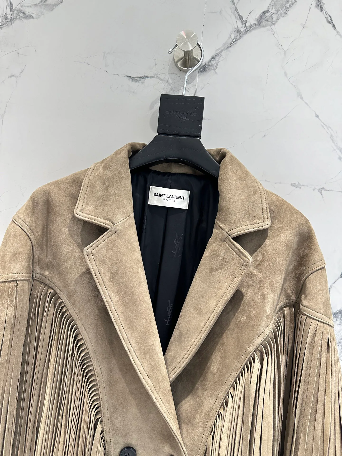 Кожаные Куртки И Дублёнки Женские Saint Laurent 12956991