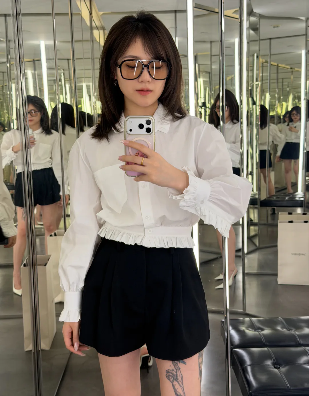 Рубашки Женские Saint Laurent 16936605