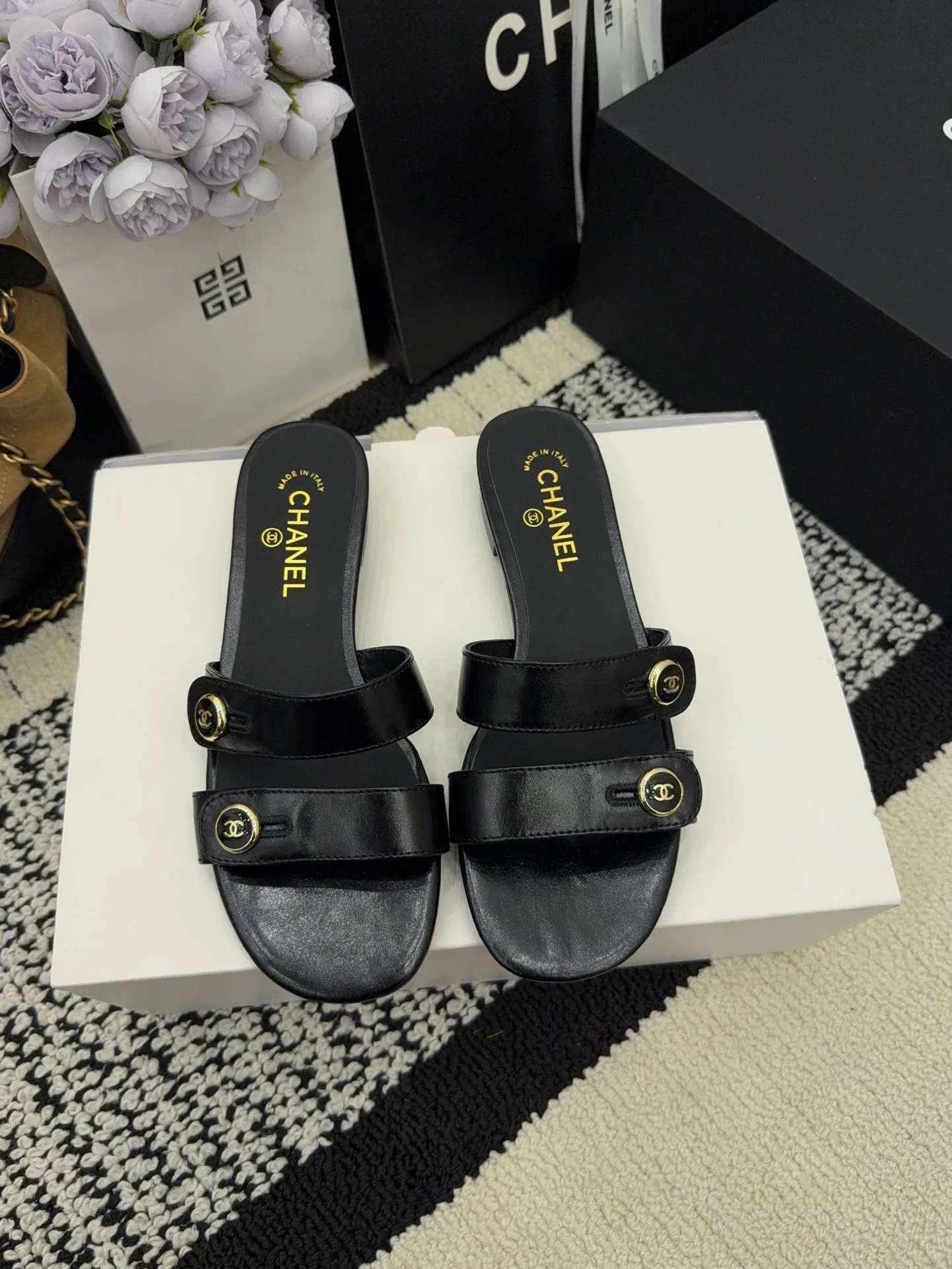 Шлепанцы Женские Chanel 403249