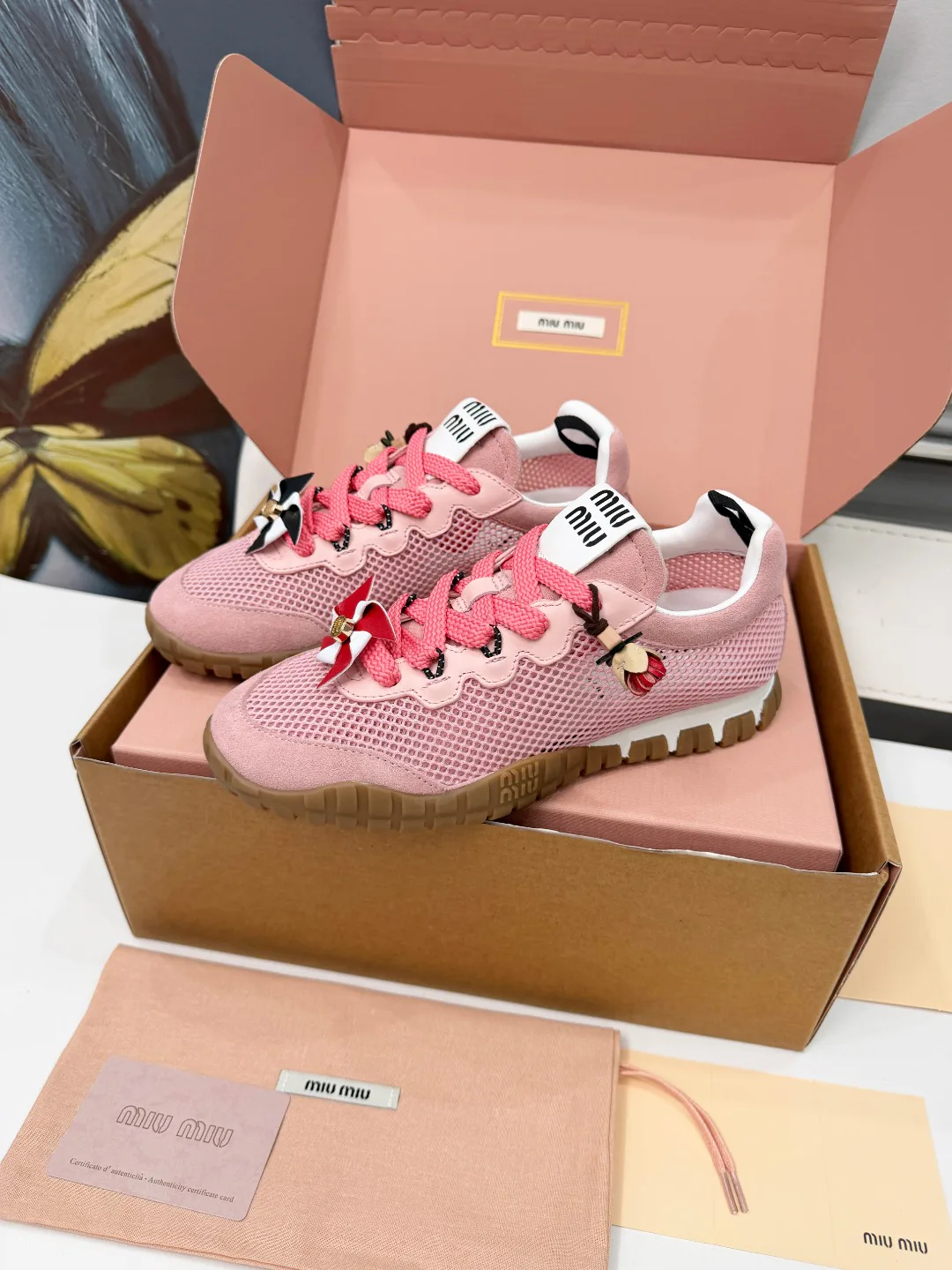 Кроссовки Женские Miu Miu 17245338