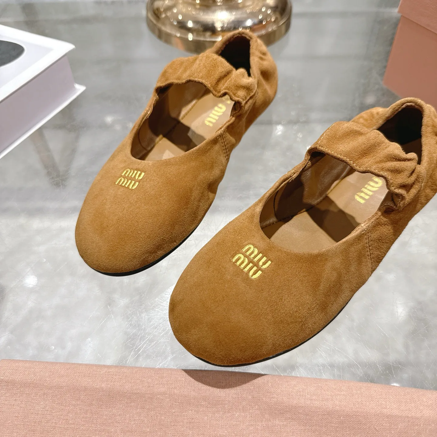 Балетки Женские Miu Miu 12847596